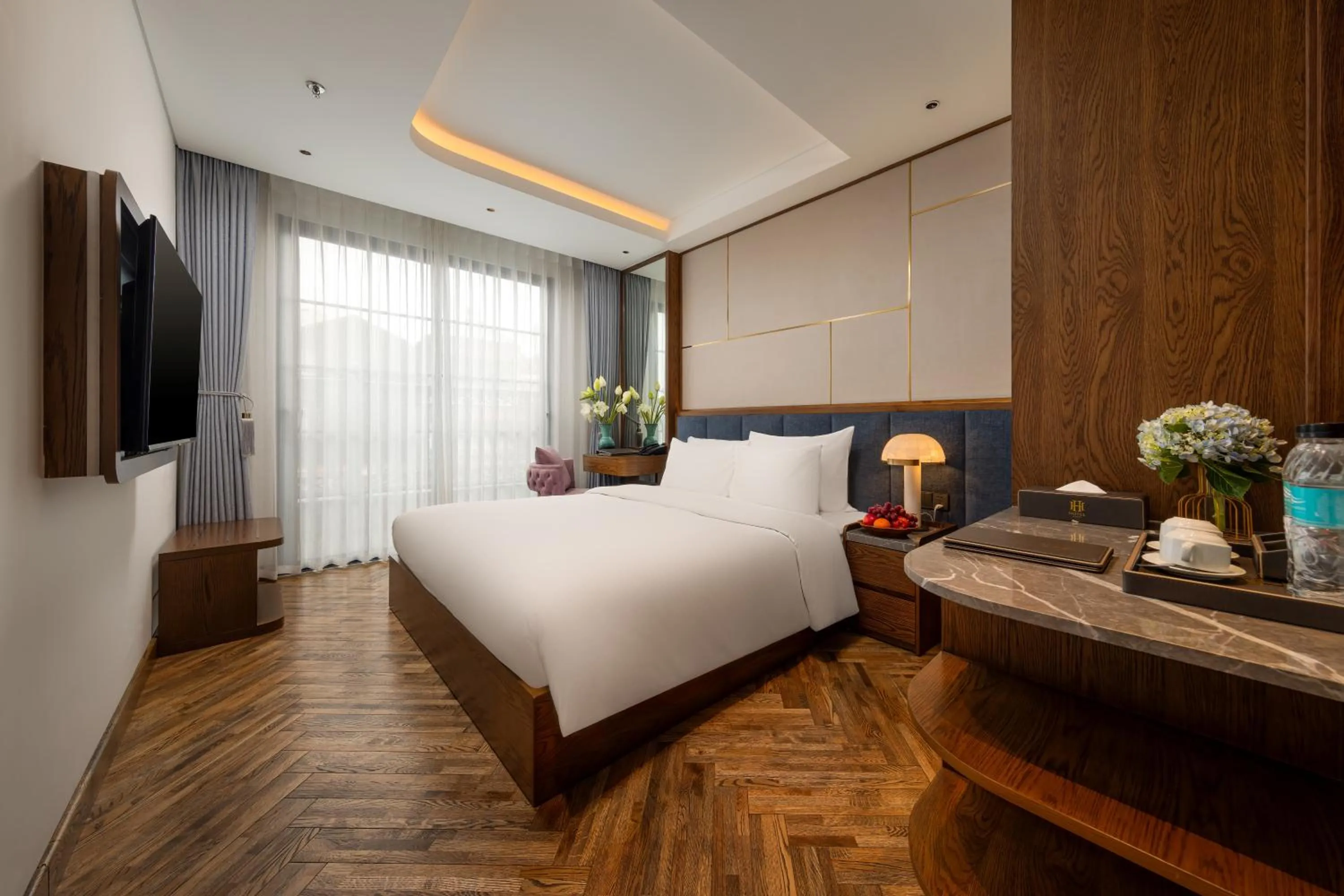 Bed in H Hôtel L'Art Hanoi