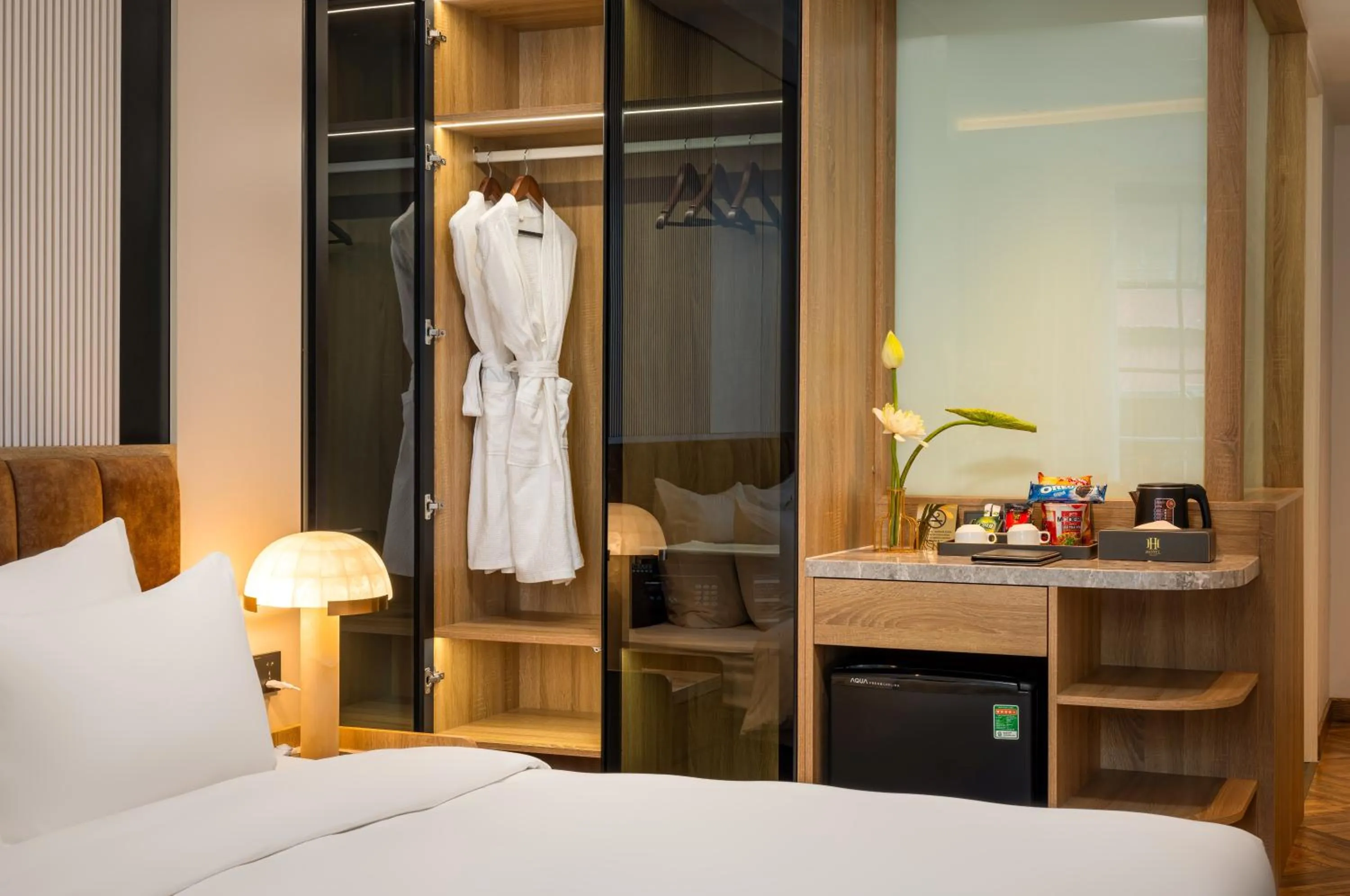 Bed in H Hôtel L'Art Hanoi