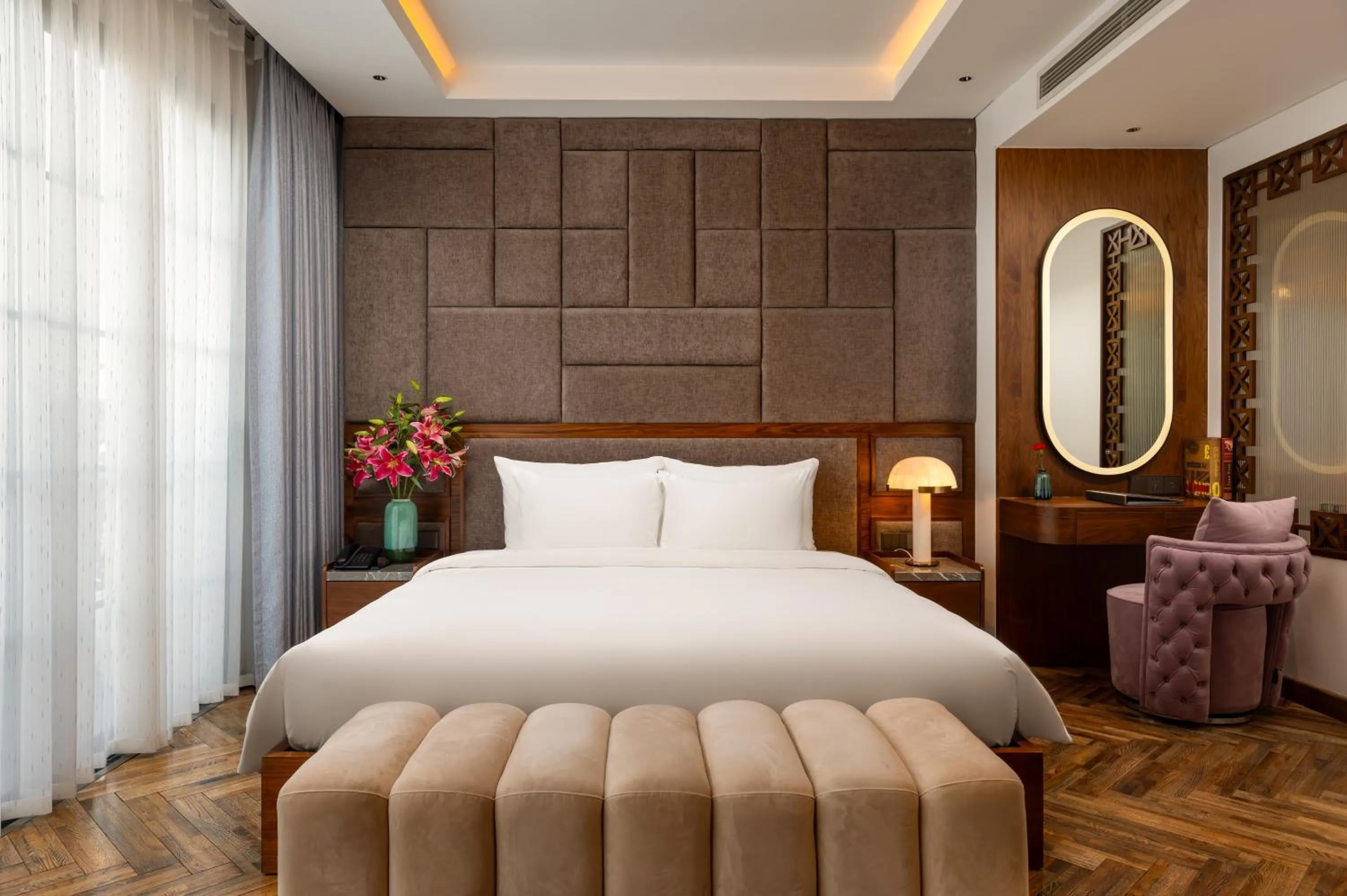 Bed in H Hôtel L'Art Hanoi