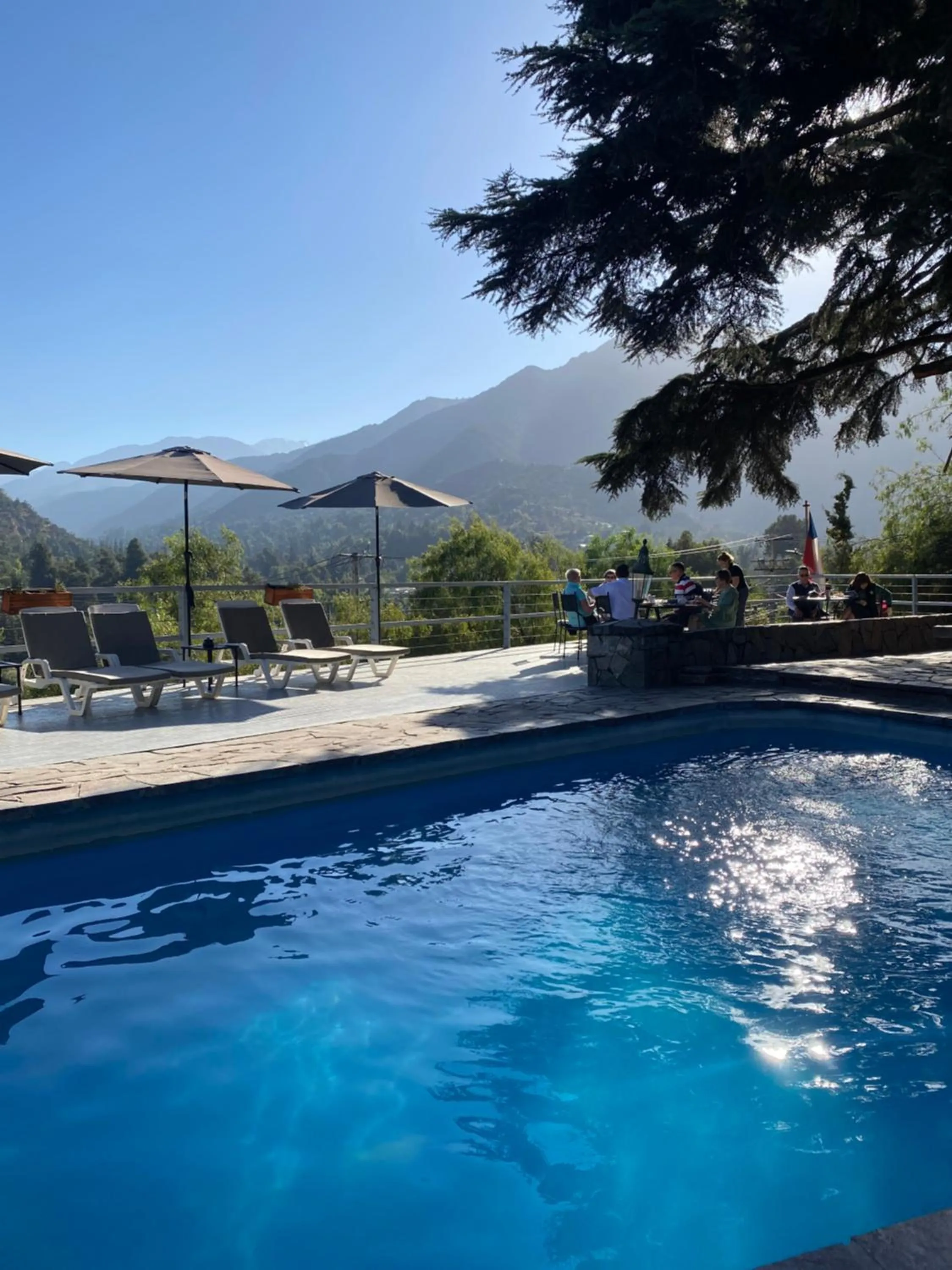 Swimming pool in Casa Arrayán