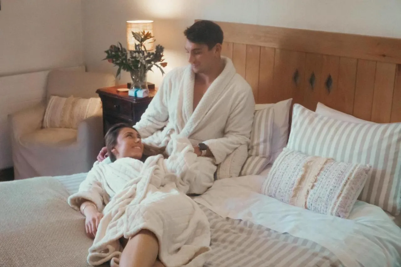 group of guests, Bed in Casa Arrayán