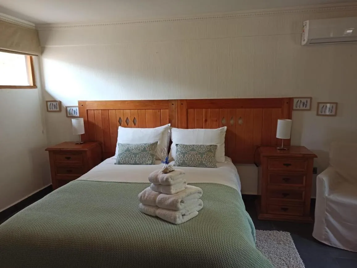 towels, Bed in Casa Arrayán