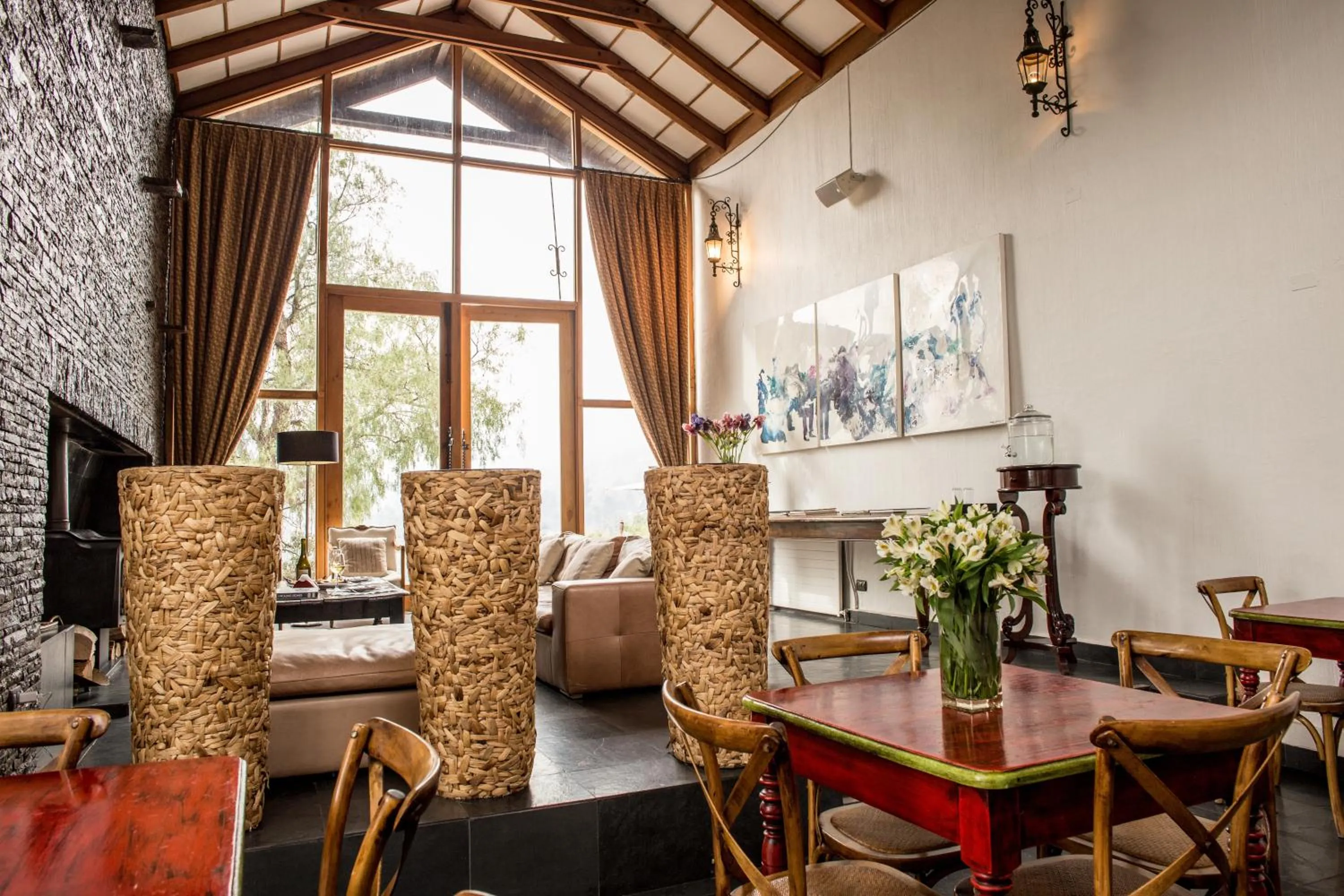 Living room in Casa Arrayán