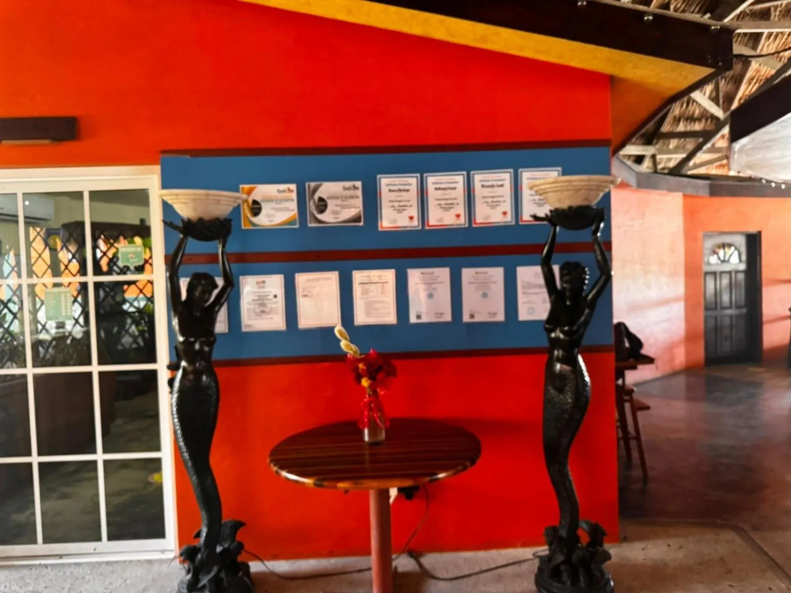 Lobby or reception in Lamanai Hotel & Marina