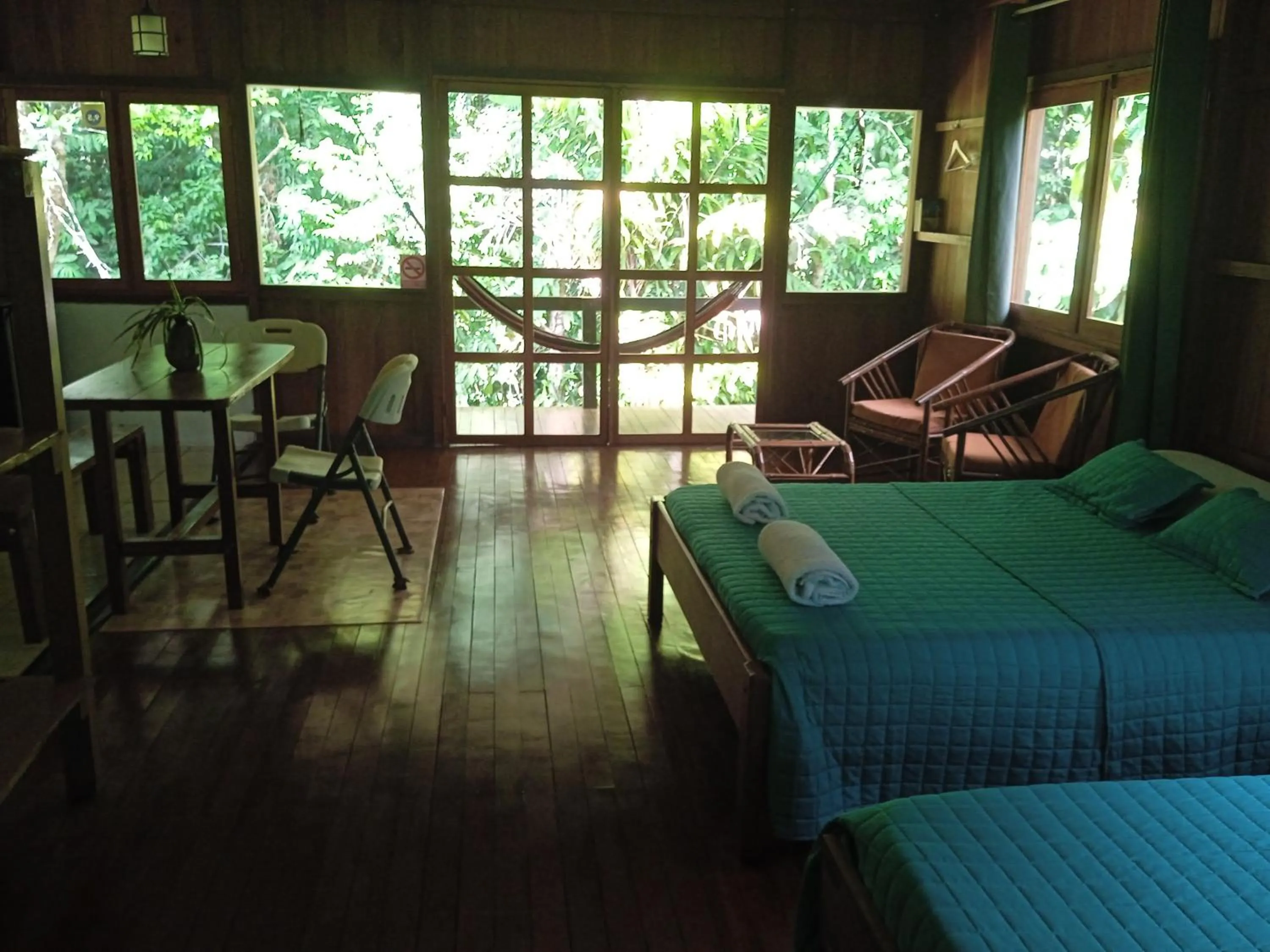 Bed in Cabañas Bajo Bosque Drake
