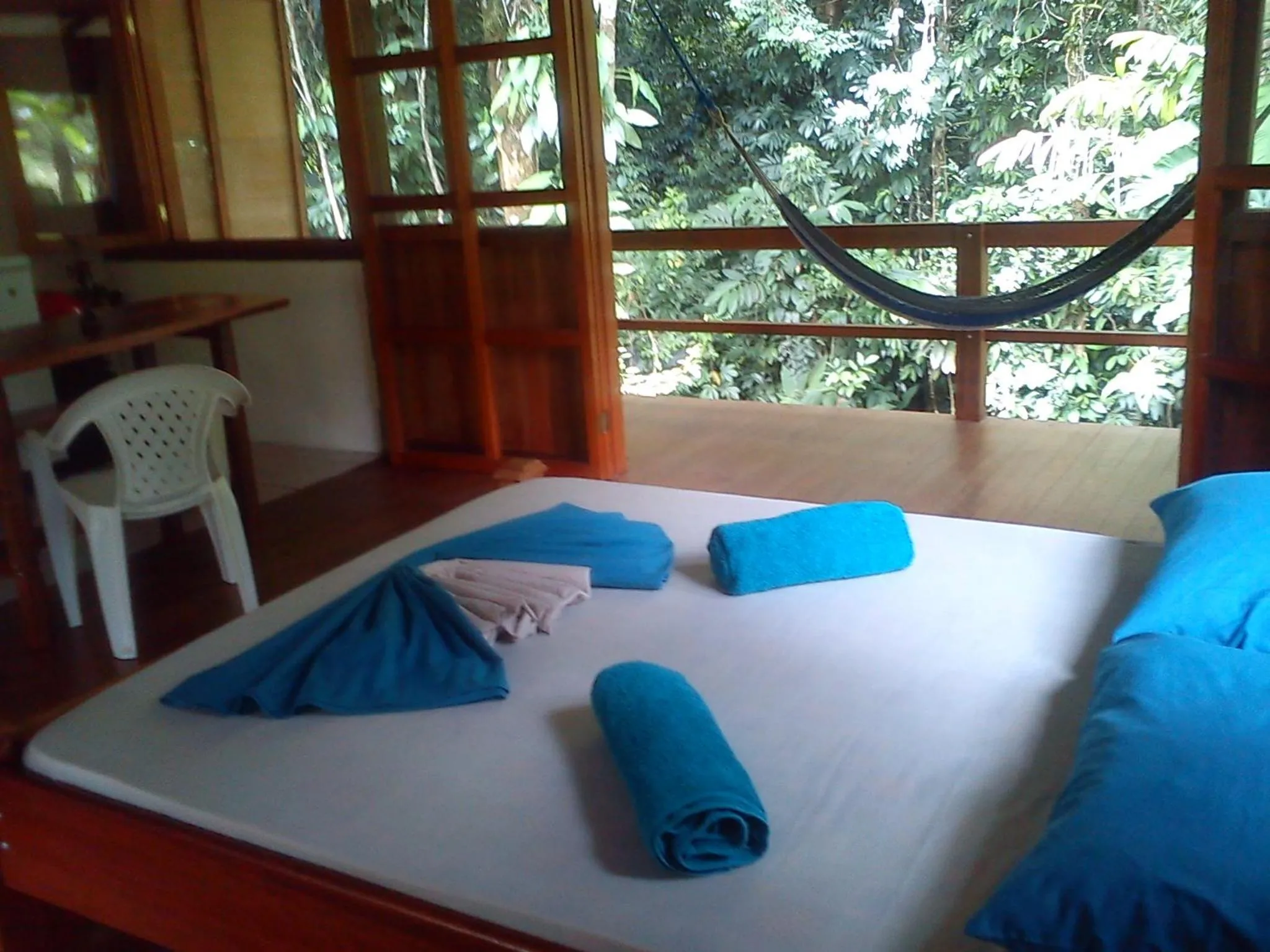 Bed in Cabañas Bajo Bosque Drake