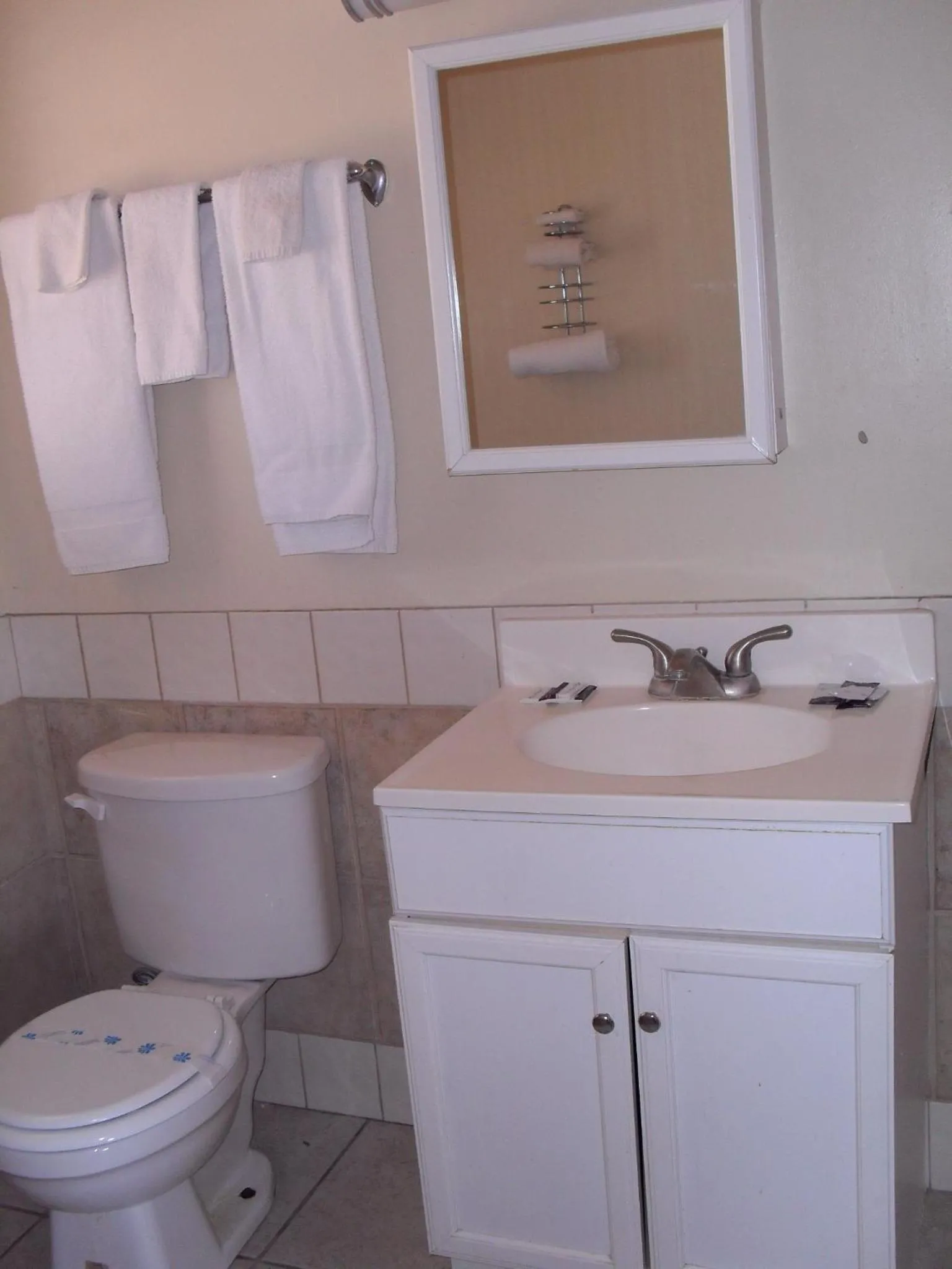 Toilet in Budget Inn of Boron