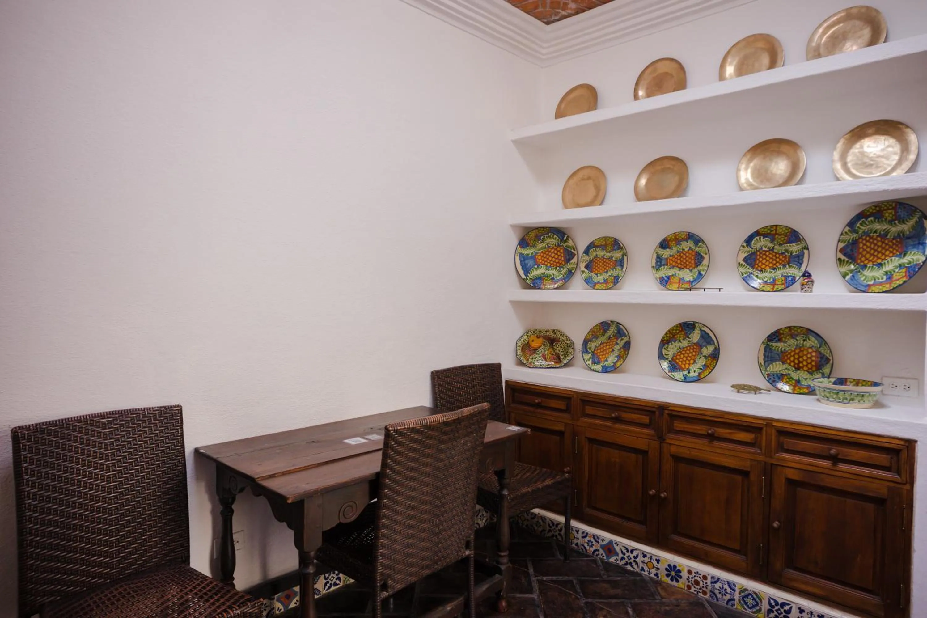 Seating area in Casa Liza