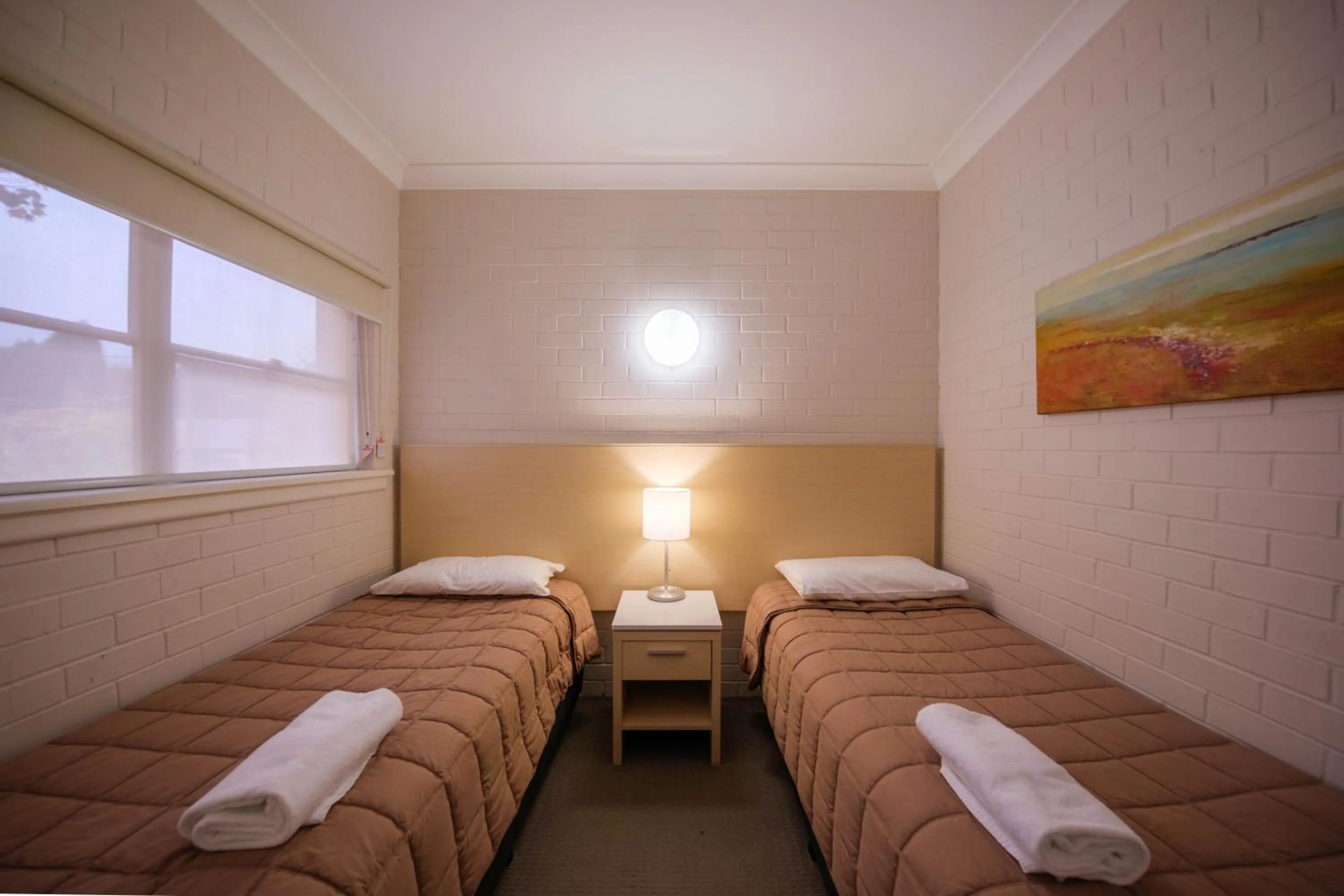 Bed in Imperial Motel