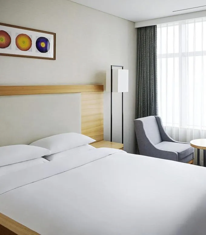 Bed in Lahan Hotel Pohang