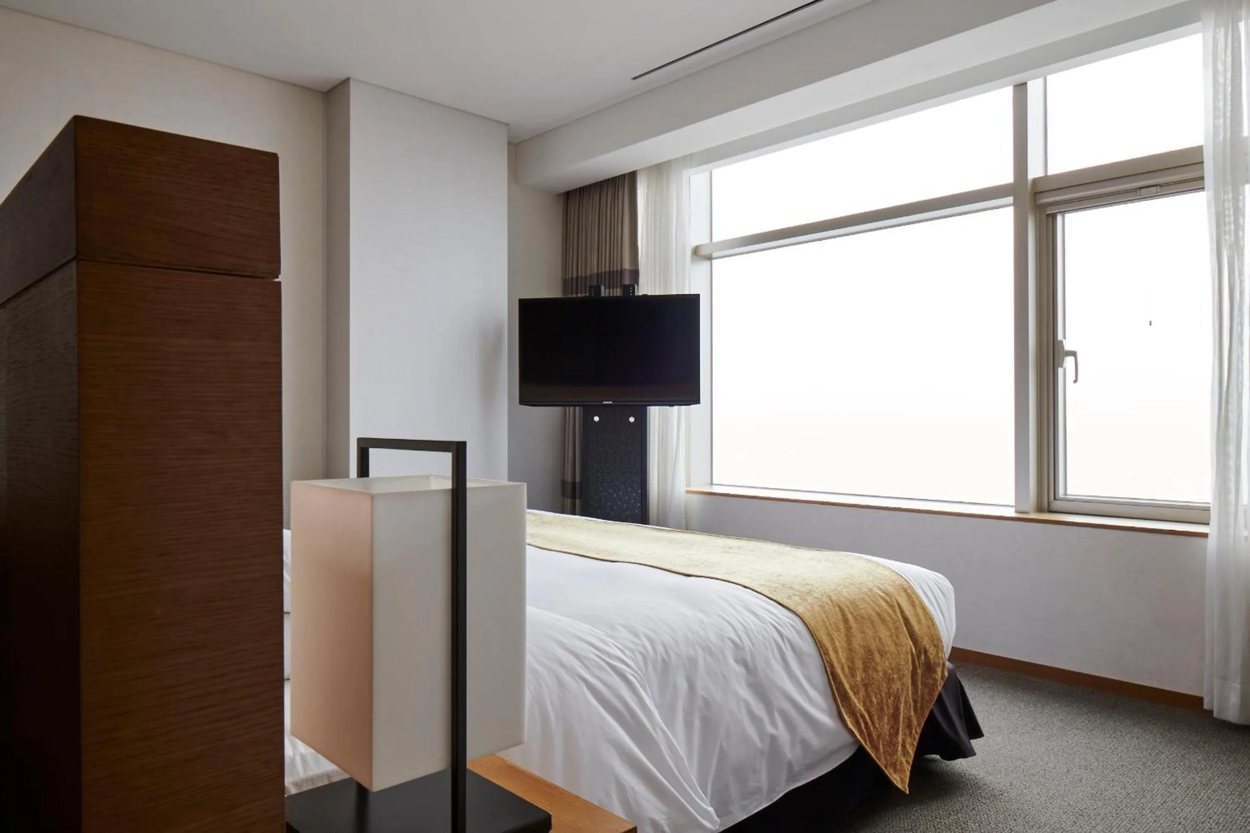 TV and multimedia, Bed in Lahan Hotel Pohang