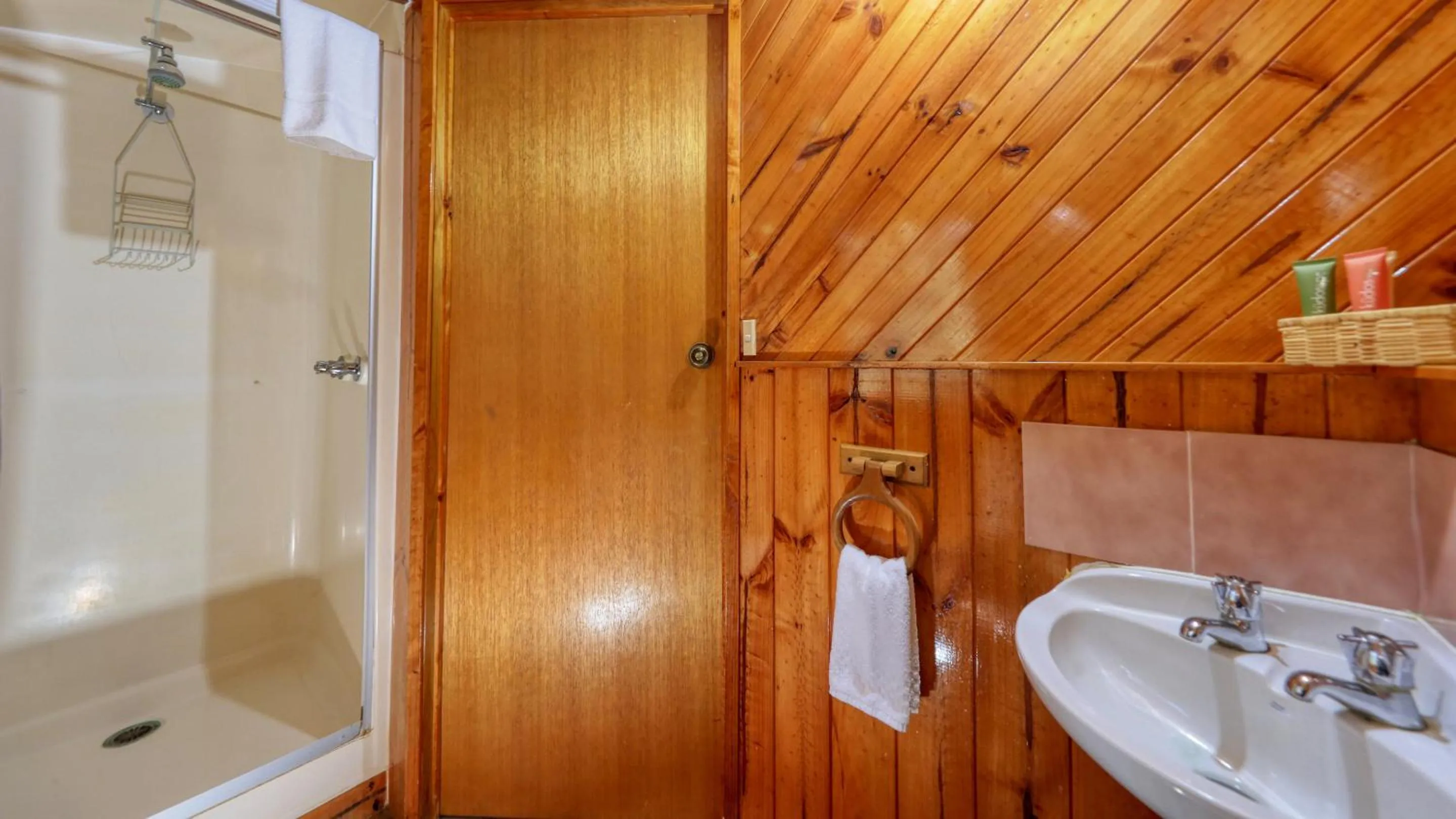 Shower in Crayfish Creek Van & Cabin Park