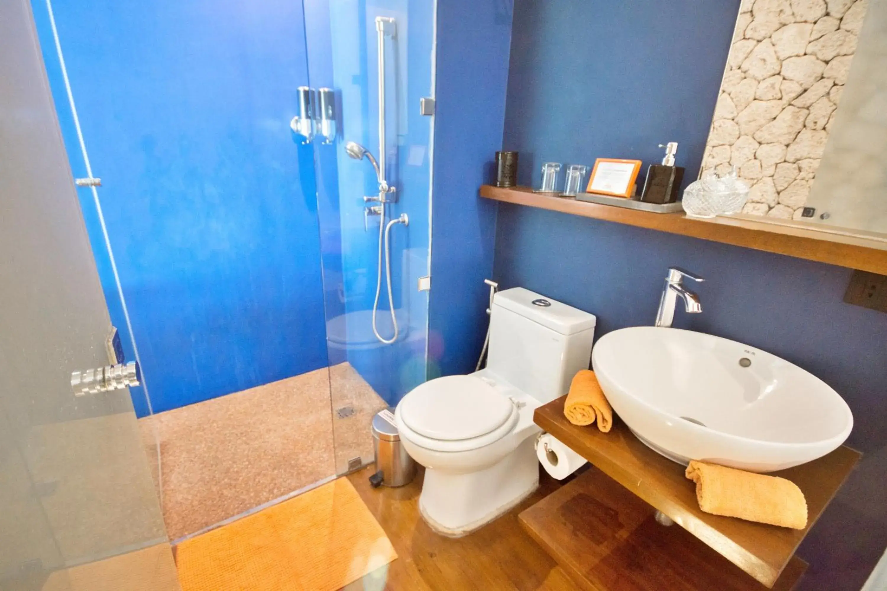 Deluxe Double Room with Balcony and Sea View in WaterColors Boracay Dive Resort Deluxe Double Room with Balcony and Sea View in WaterColors Boracay Dive Resort