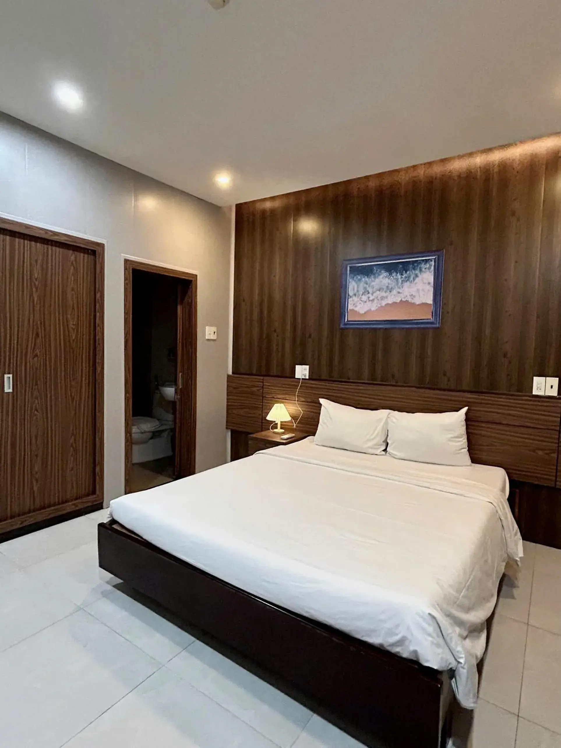 Bed in BeSea Hotel Bed in BeSea Hotel