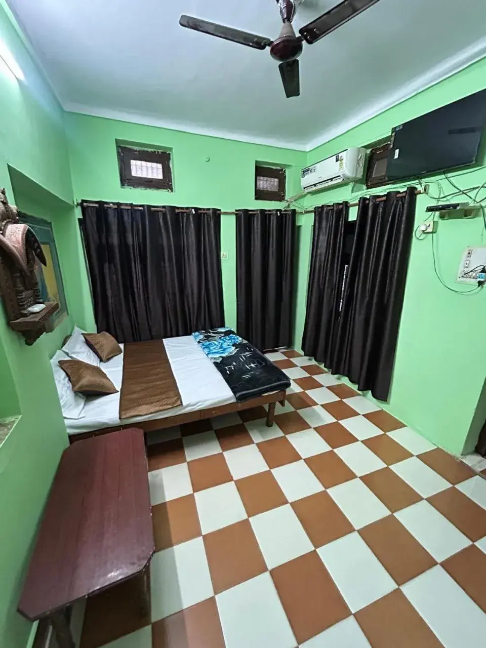 Bed in Priya guest house pushkar Bed in Priya guest house pushkar