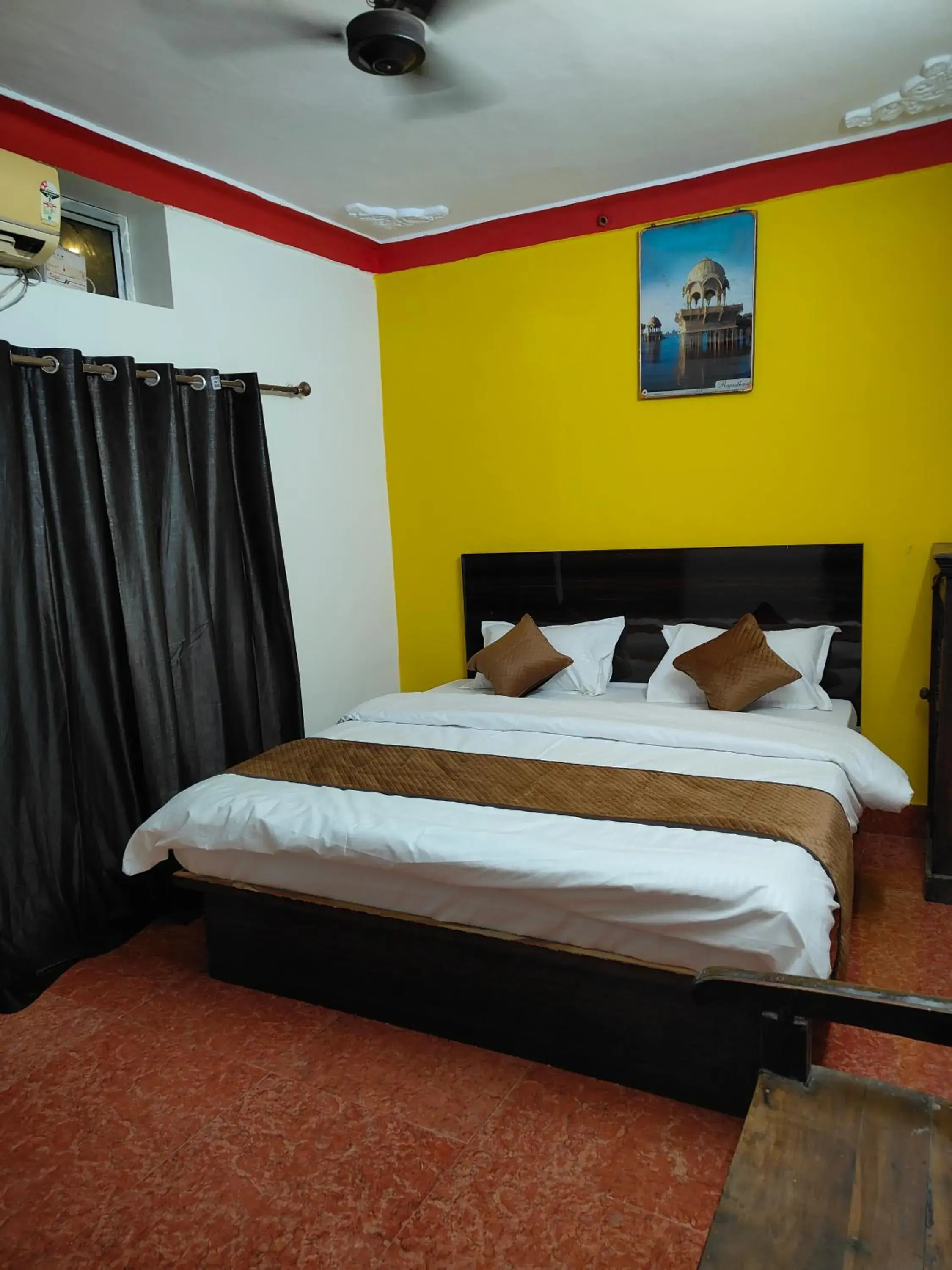 Bed in Priya guest house pushkar Bed in Priya guest house pushkar