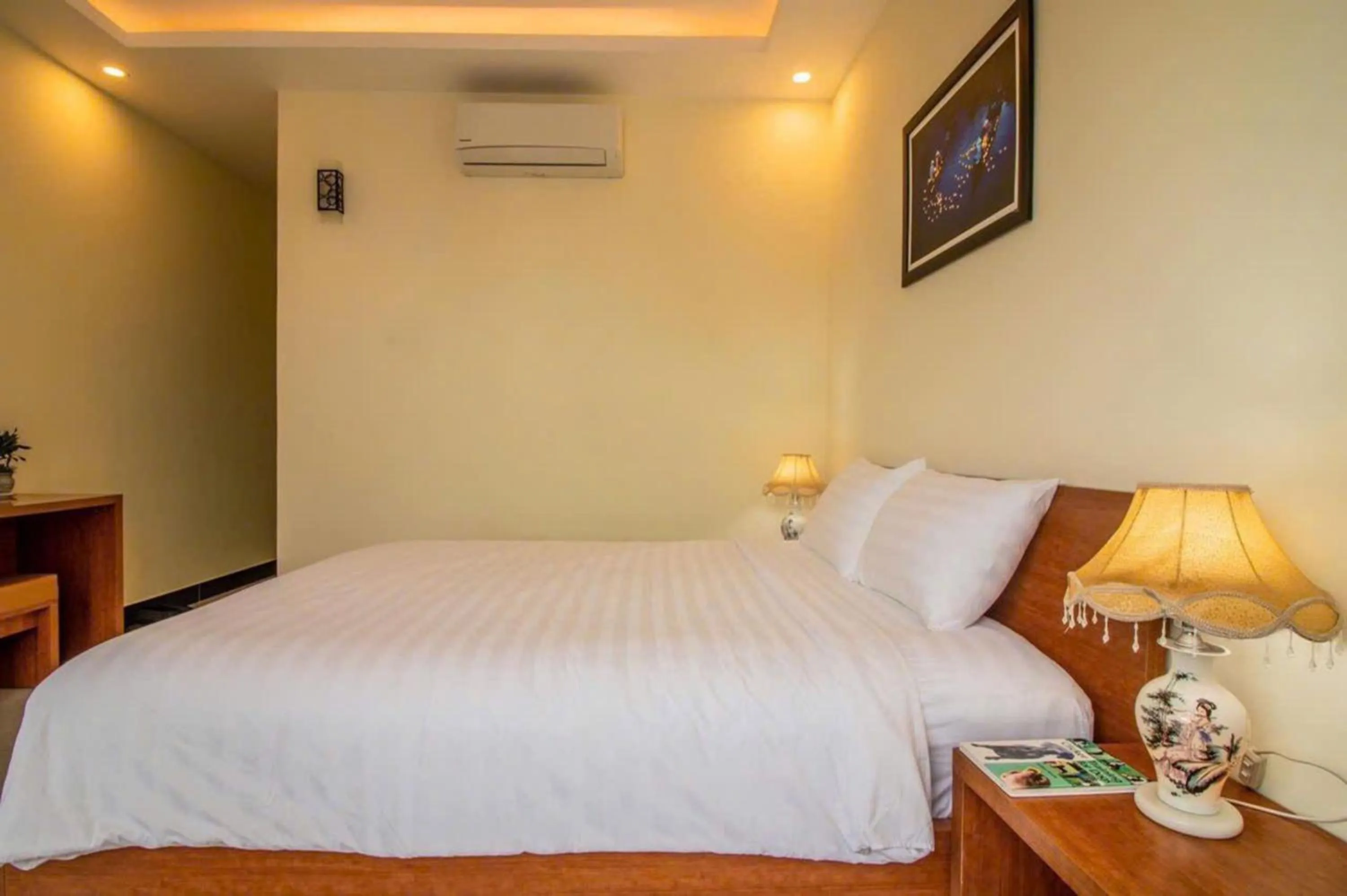 Bed in Gold Stone Hoi An Homestay