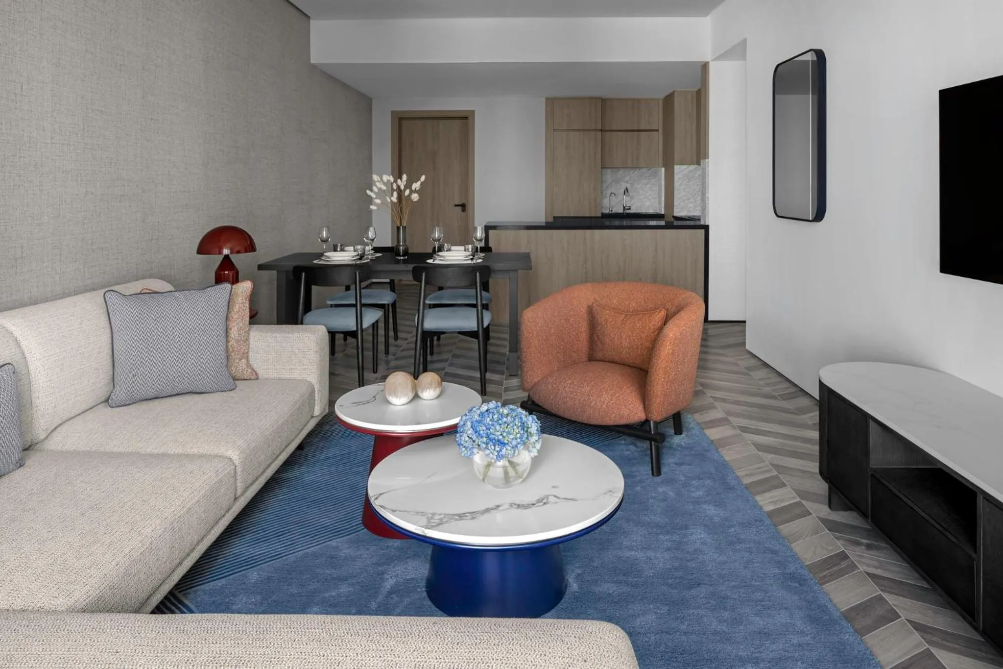 Photo of the whole room in InterContinental Dubai Marina by IHG