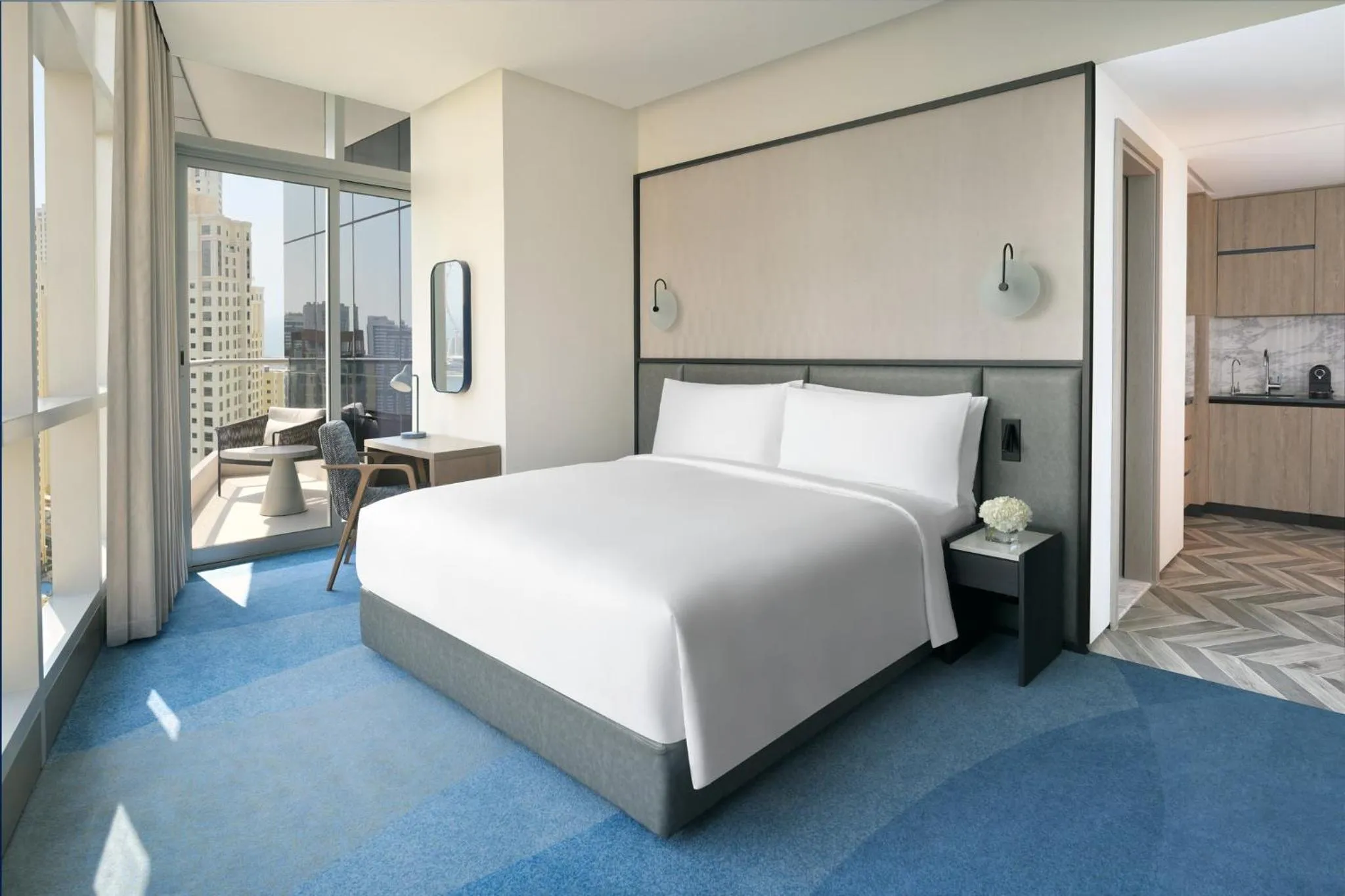 Photo of the whole room, Bed in InterContinental Dubai Marina by IHG