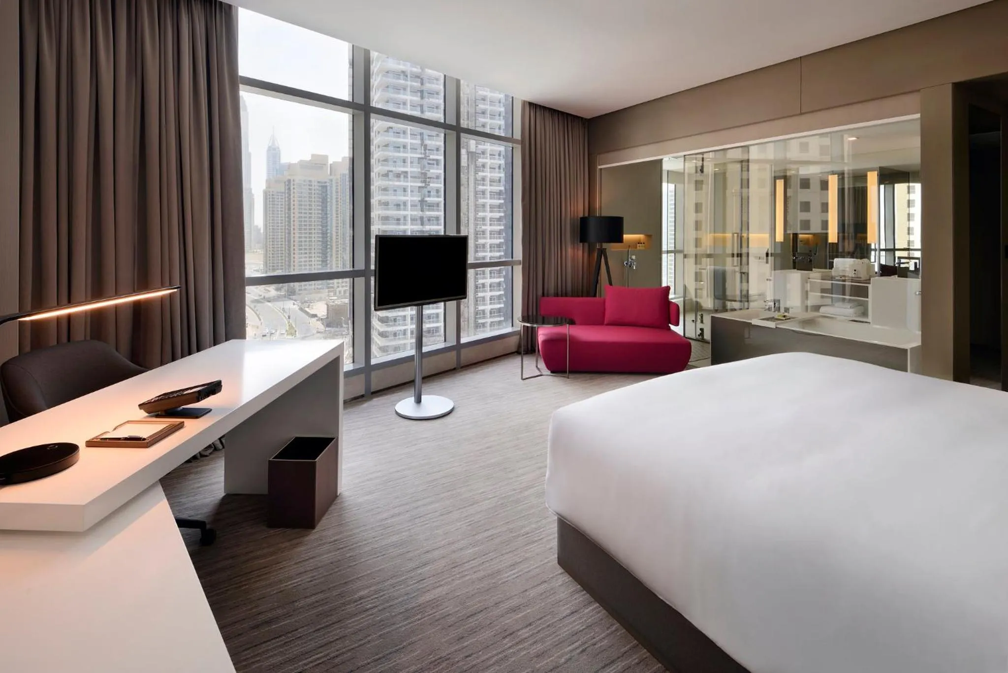 Photo of the whole room, Bed in InterContinental Dubai Marina by IHG