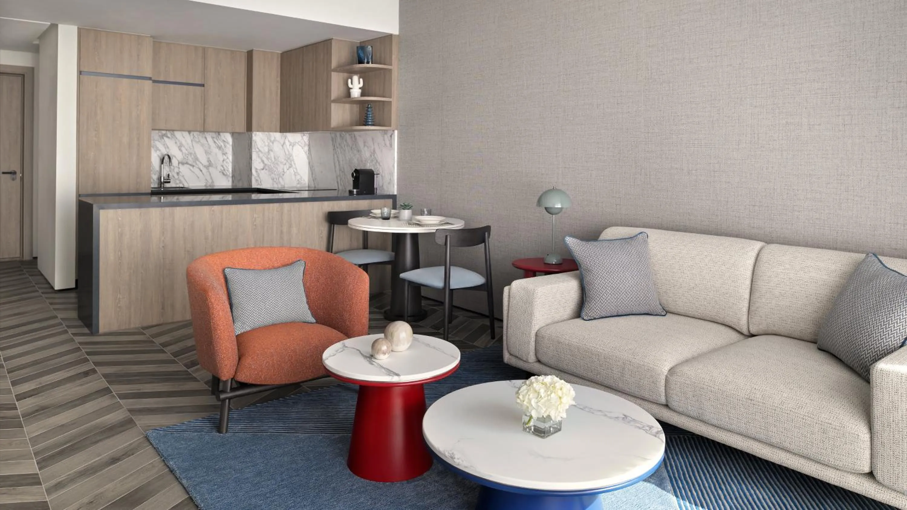 Photo of the whole room in InterContinental Dubai Marina by IHG