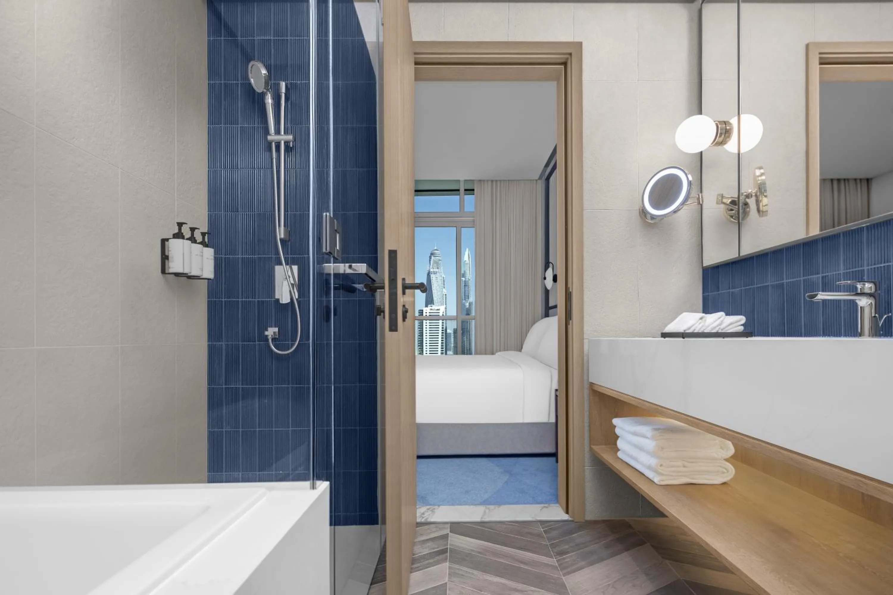 Bathroom in InterContinental Dubai Marina by IHG