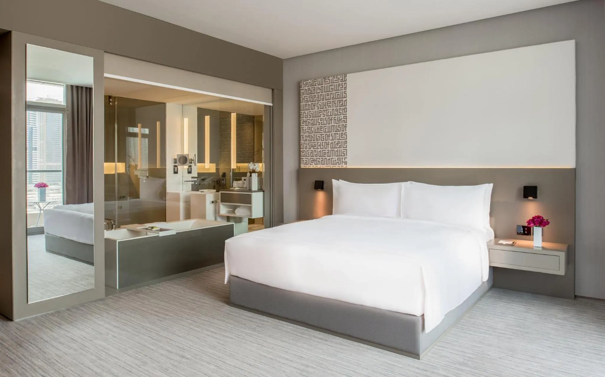 Photo of the whole room, Bed in InterContinental Dubai Marina by IHG