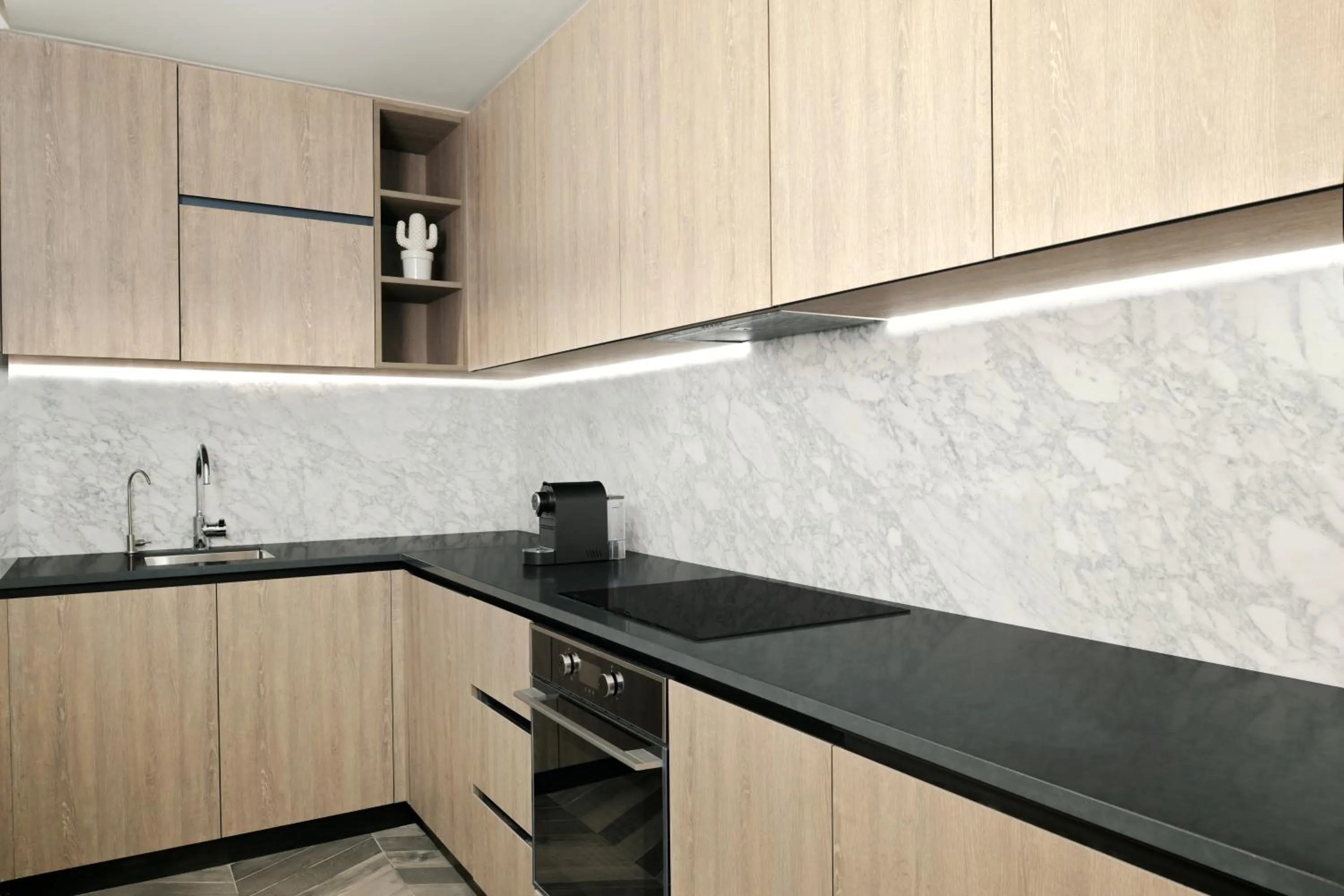 kitchen in InterContinental Dubai Marina by IHG