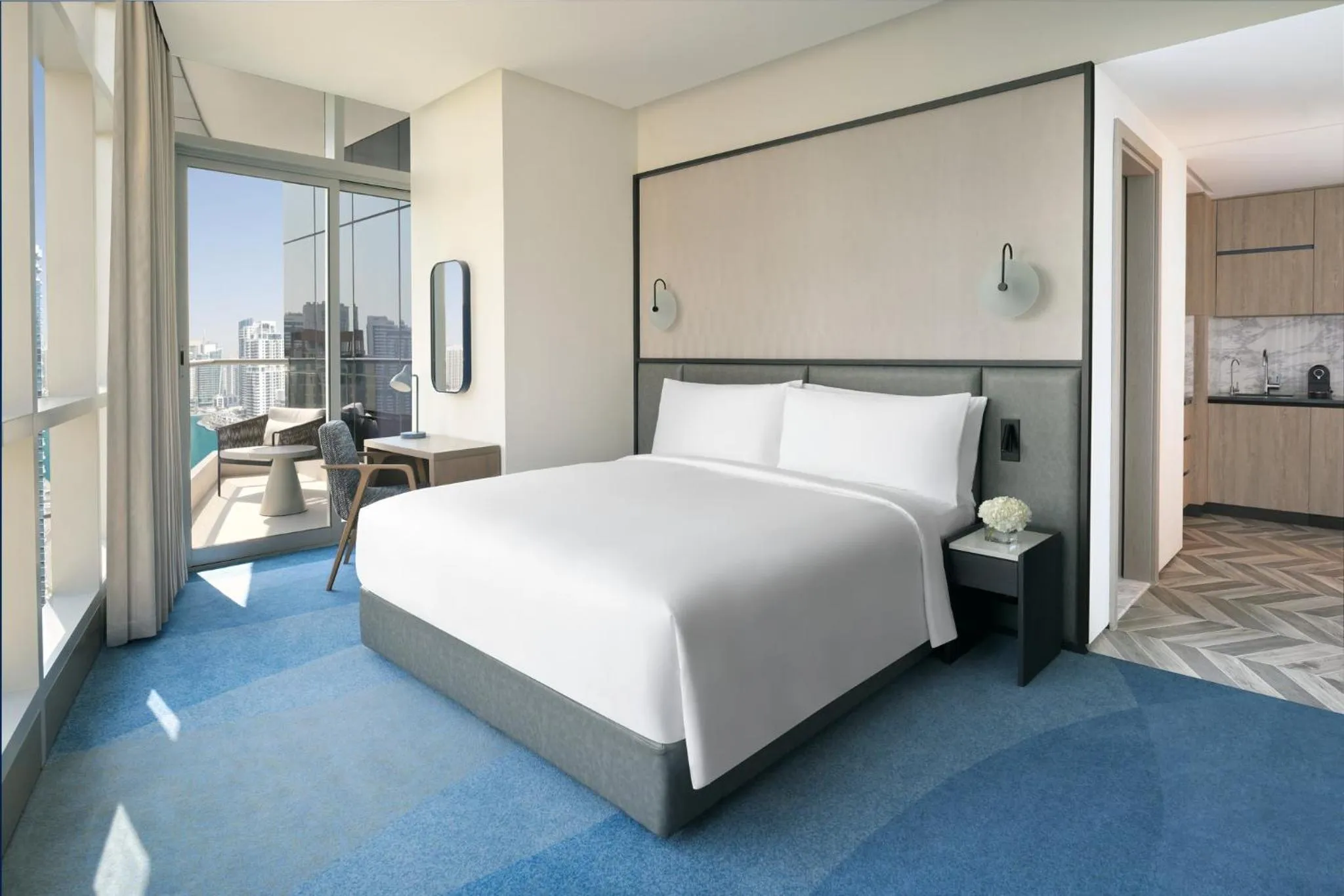 Photo of the whole room, Bed in InterContinental Dubai Marina by IHG