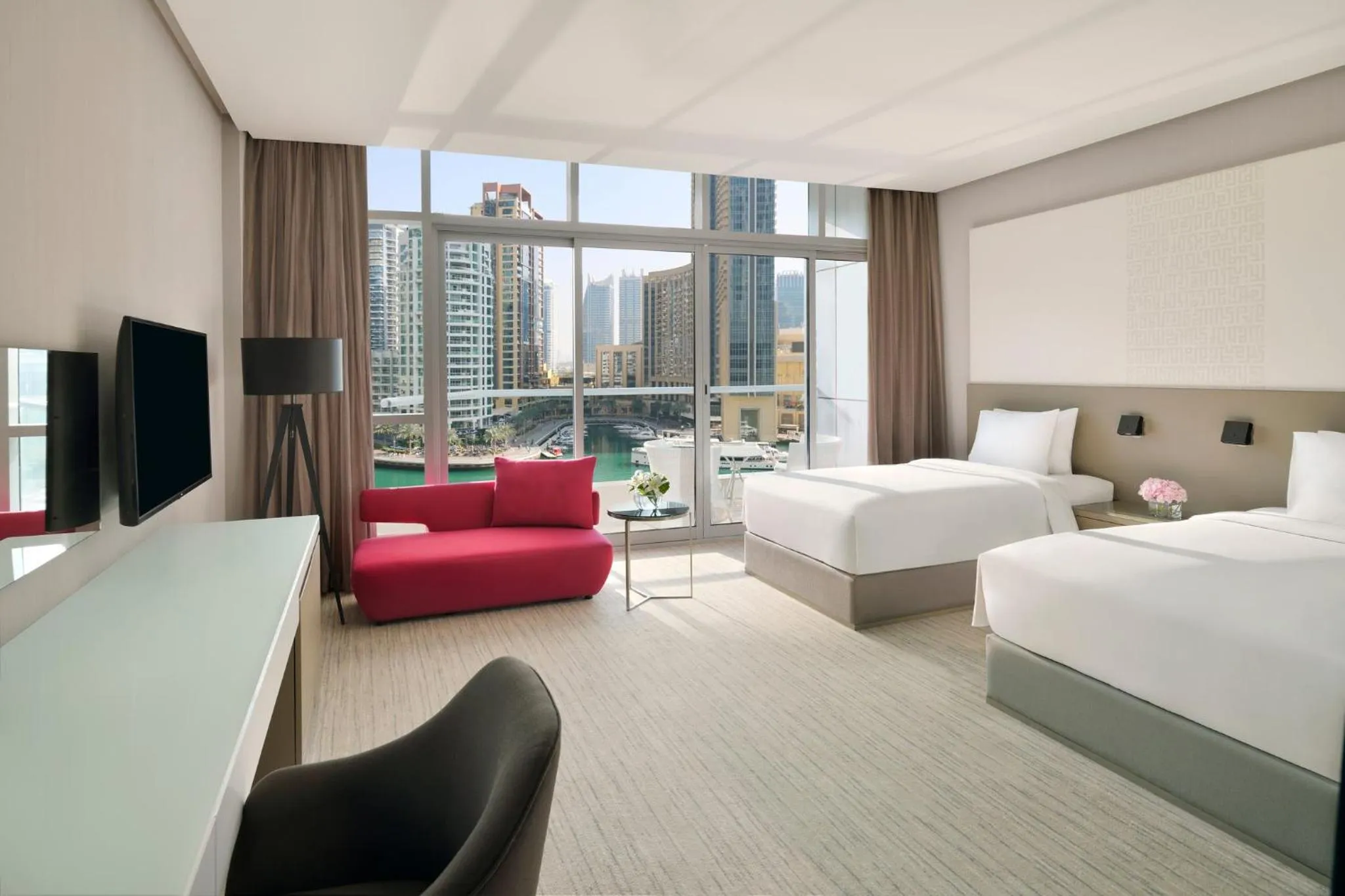 Photo of the whole room, Bed in InterContinental Dubai Marina by IHG