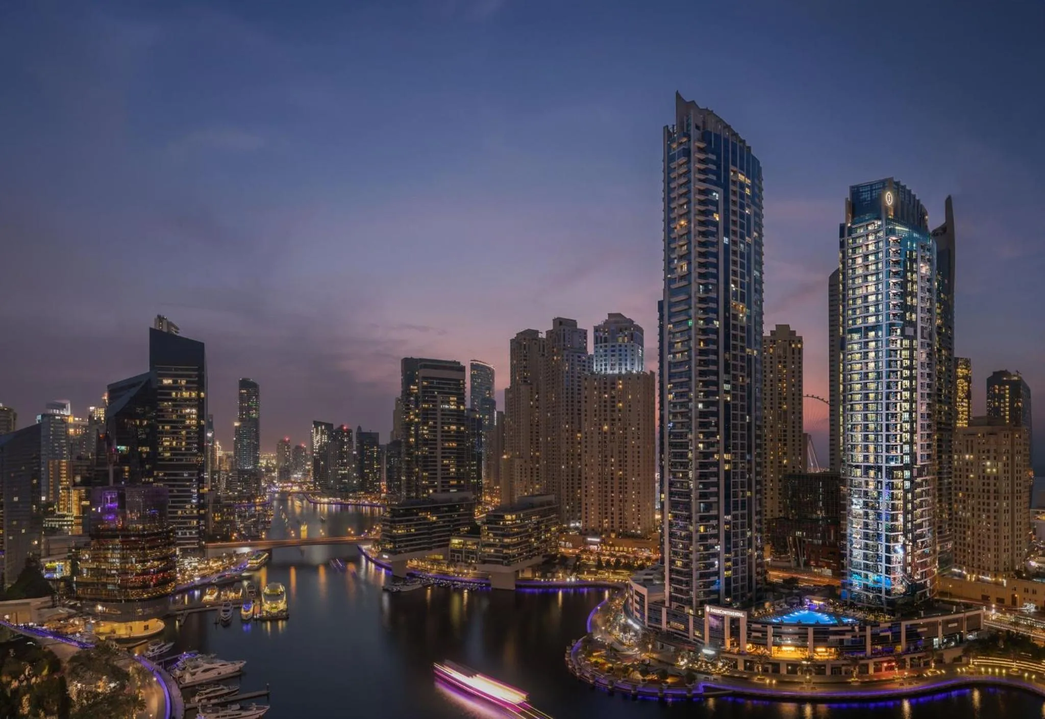 Property building in InterContinental Dubai Marina by IHG