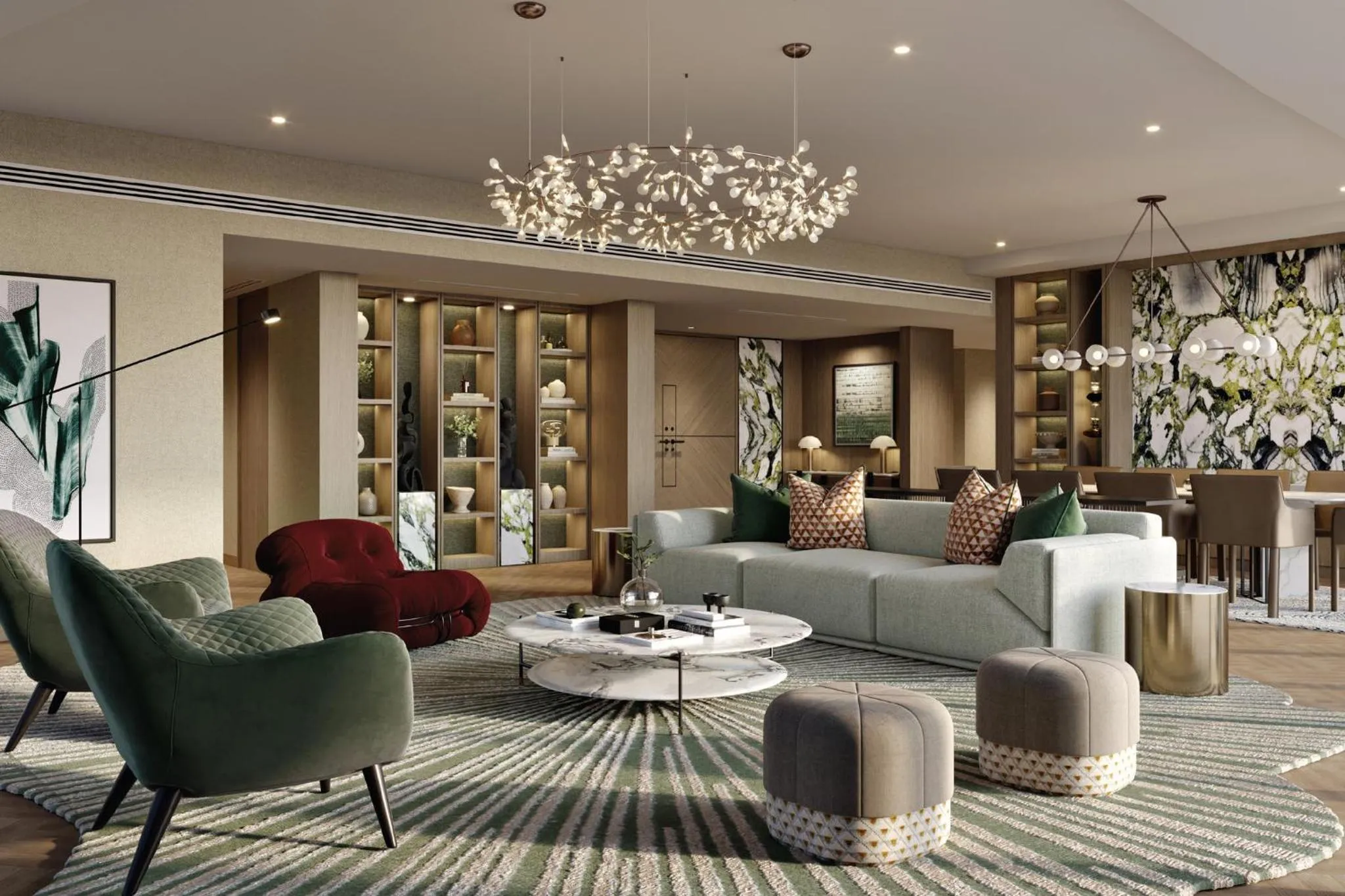 Photo of the whole room in InterContinental Dubai Marina by IHG