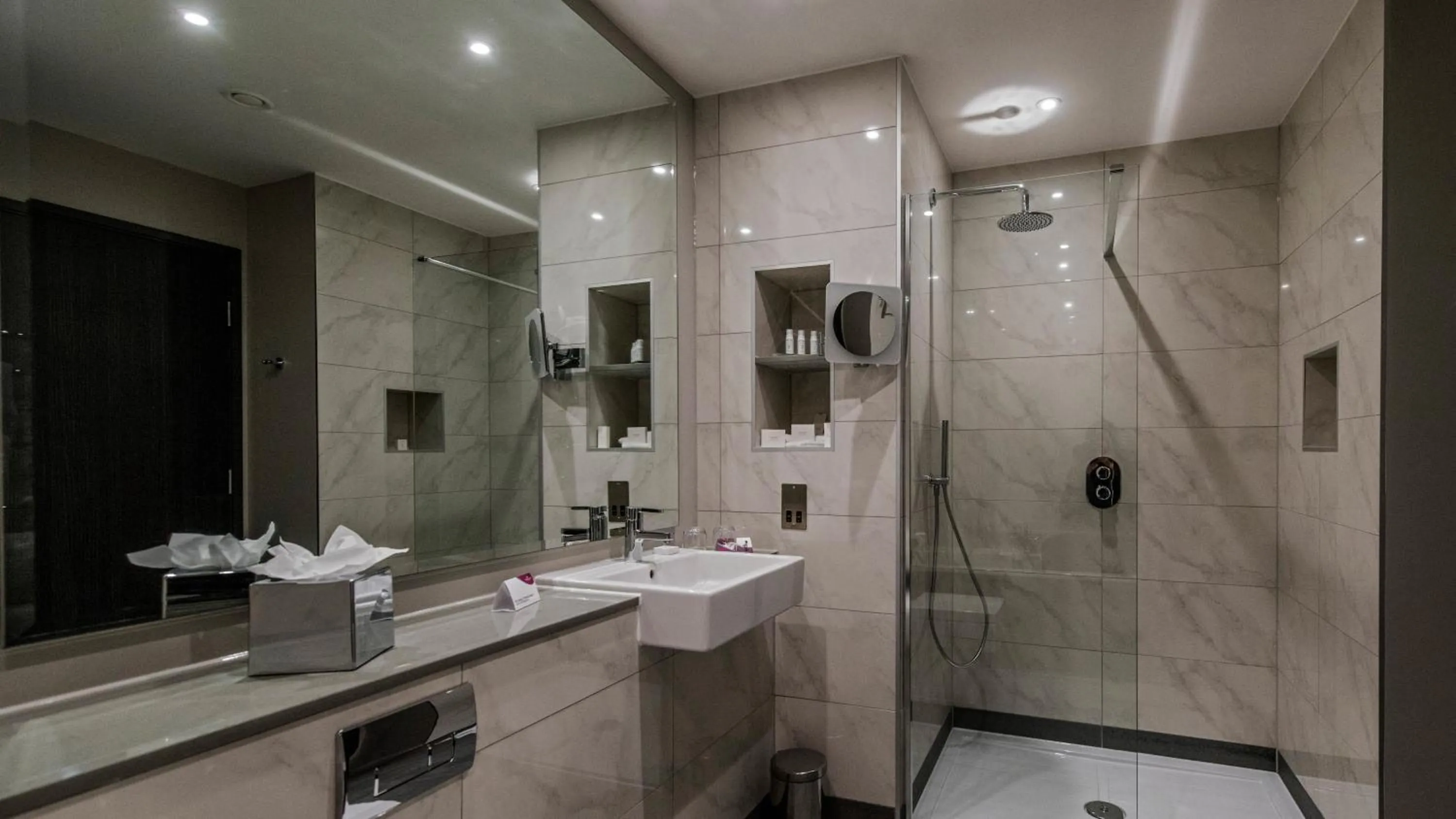Bathroom in Crowne Plaza Aberdeen Airport by IHG