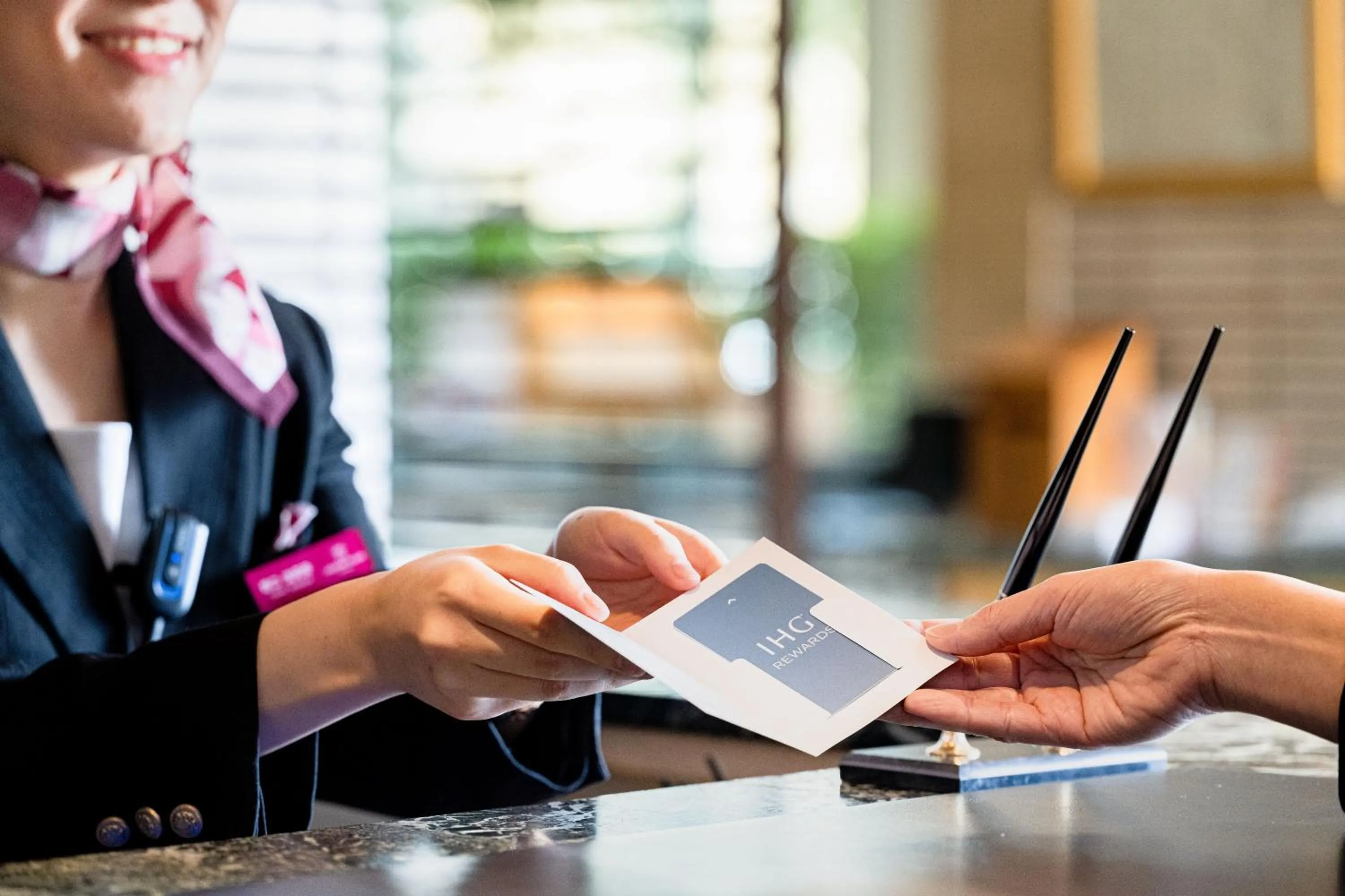 Lobby or reception in ANA Crowne Plaza Matsuyama by IHG