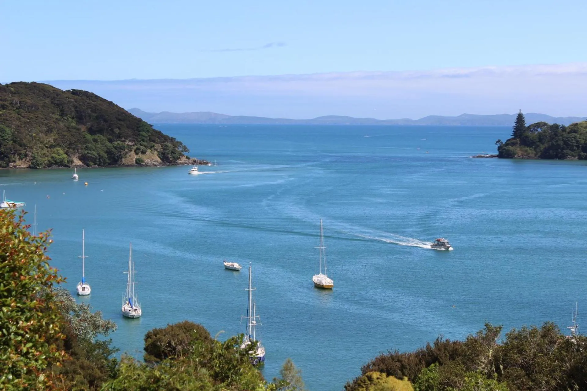 Sea view in Mangonui Motel