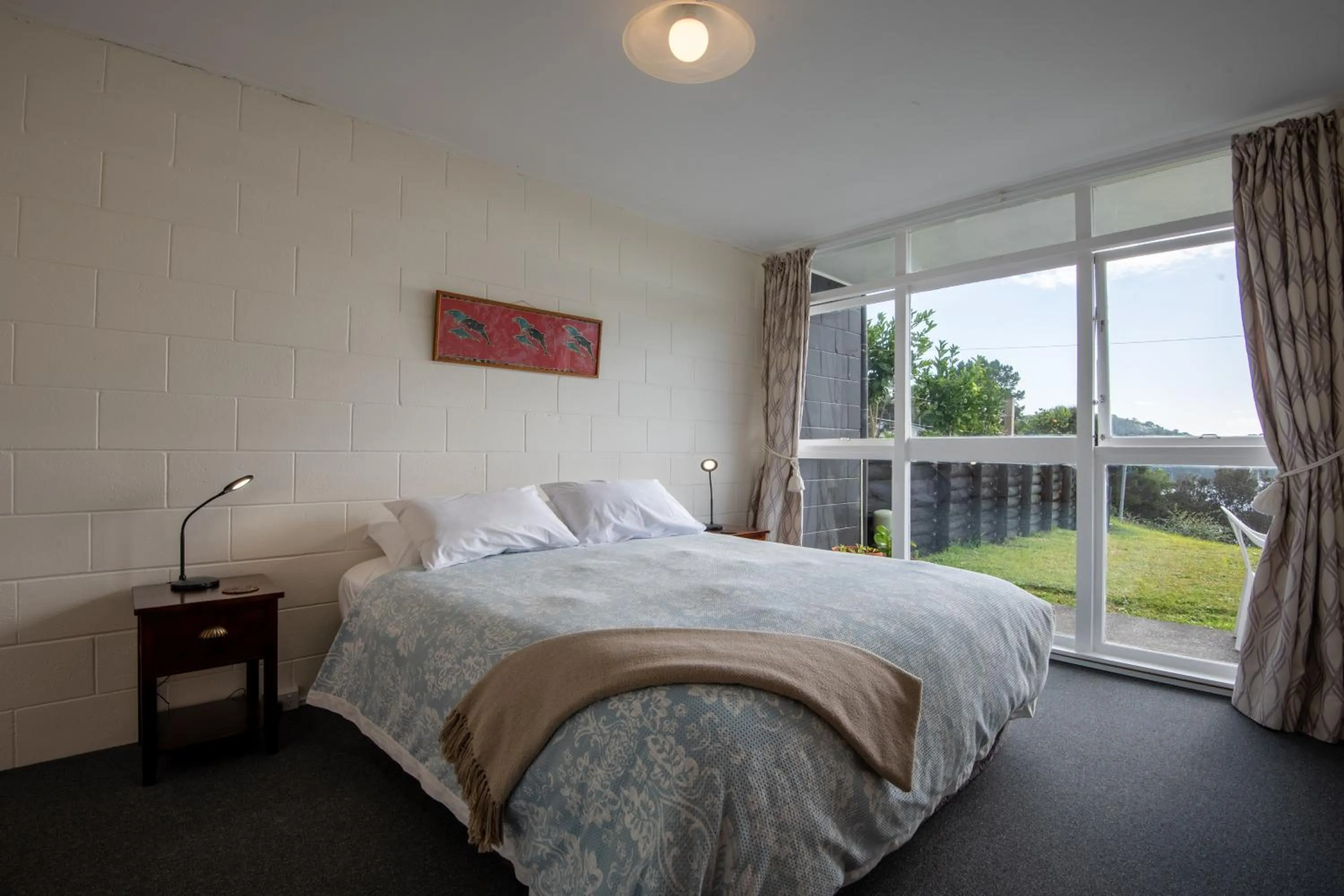 Bed in Mangonui Motel