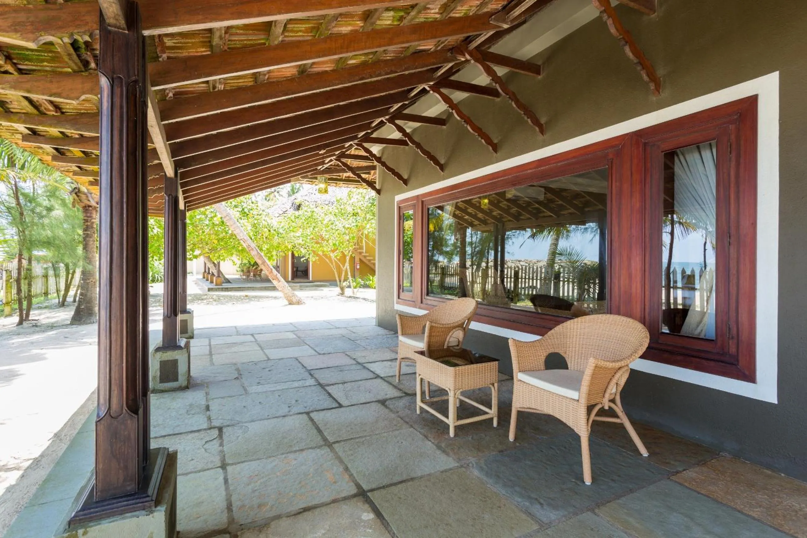 Patio in Azure Tides Marari