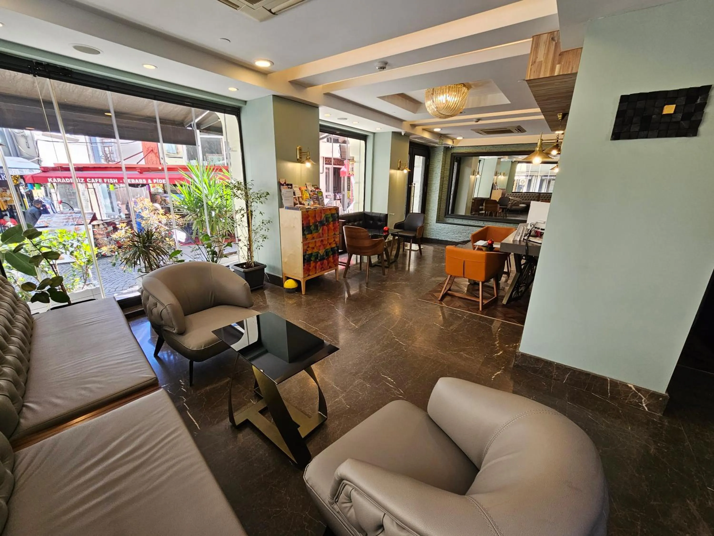 Lobby or reception in Anthemis Hotel