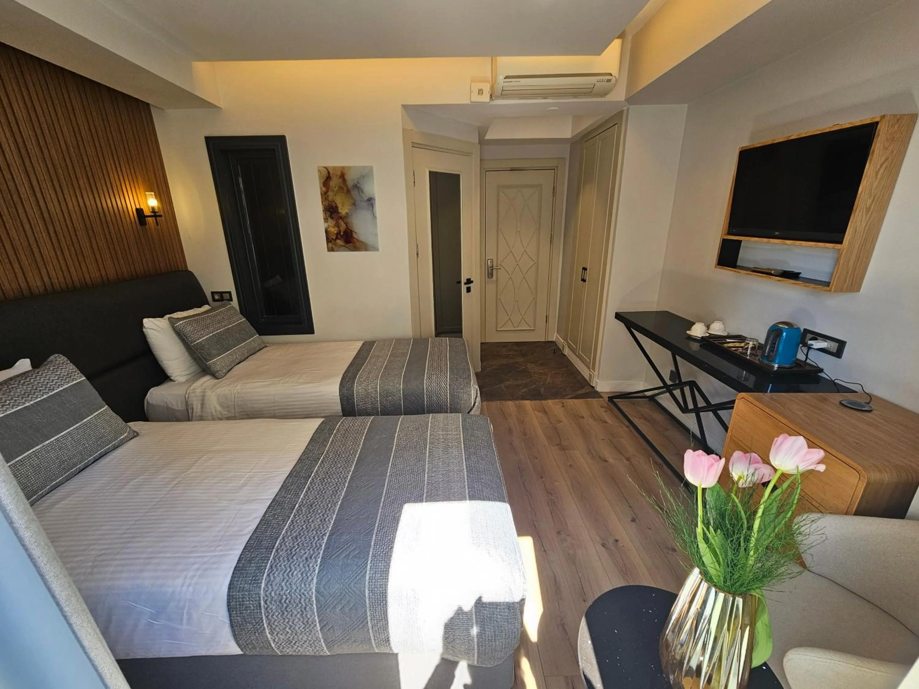 Photo of the whole room, Bed in Anthemis Hotel