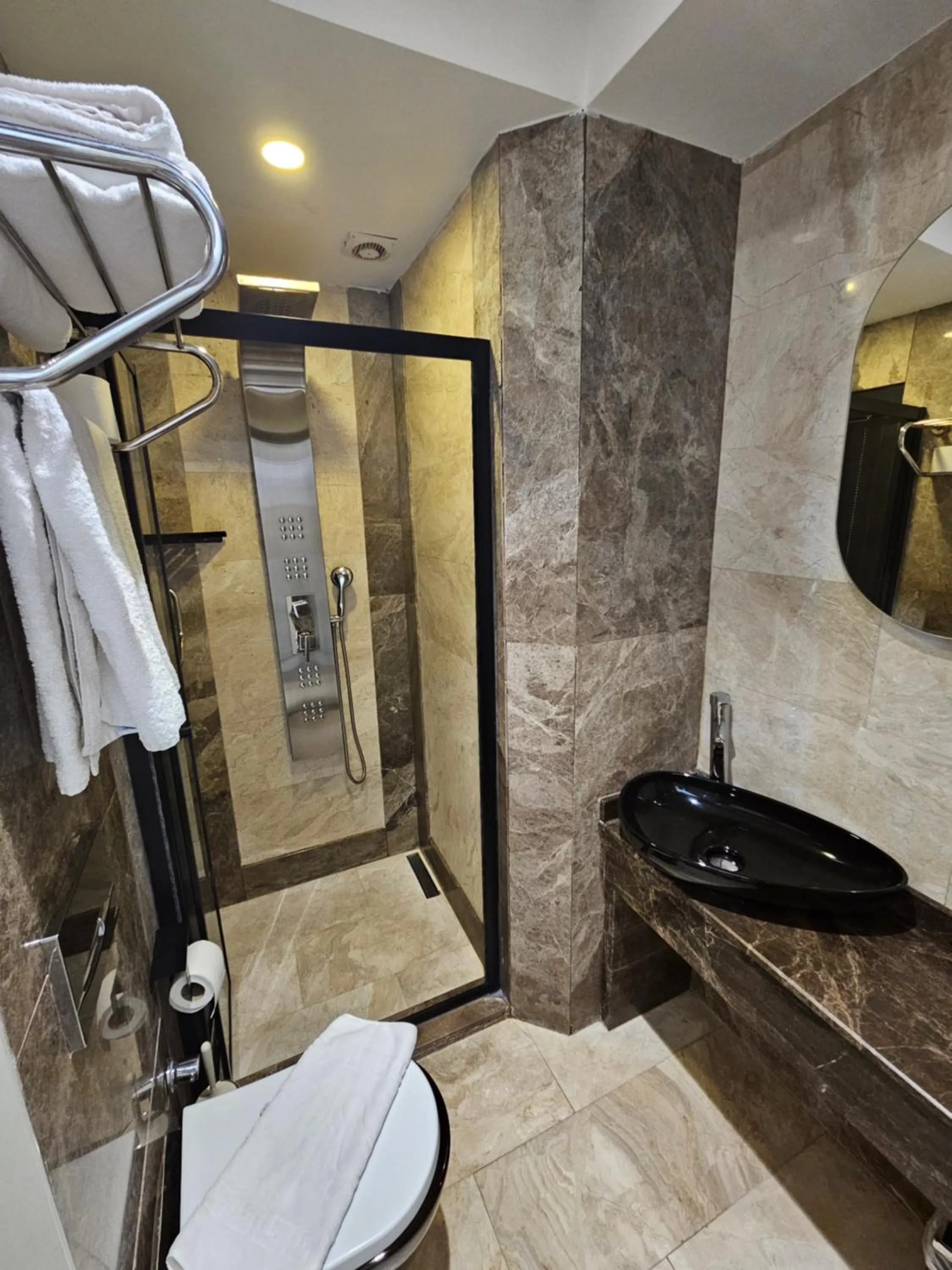 Bathroom in Anthemis Hotel