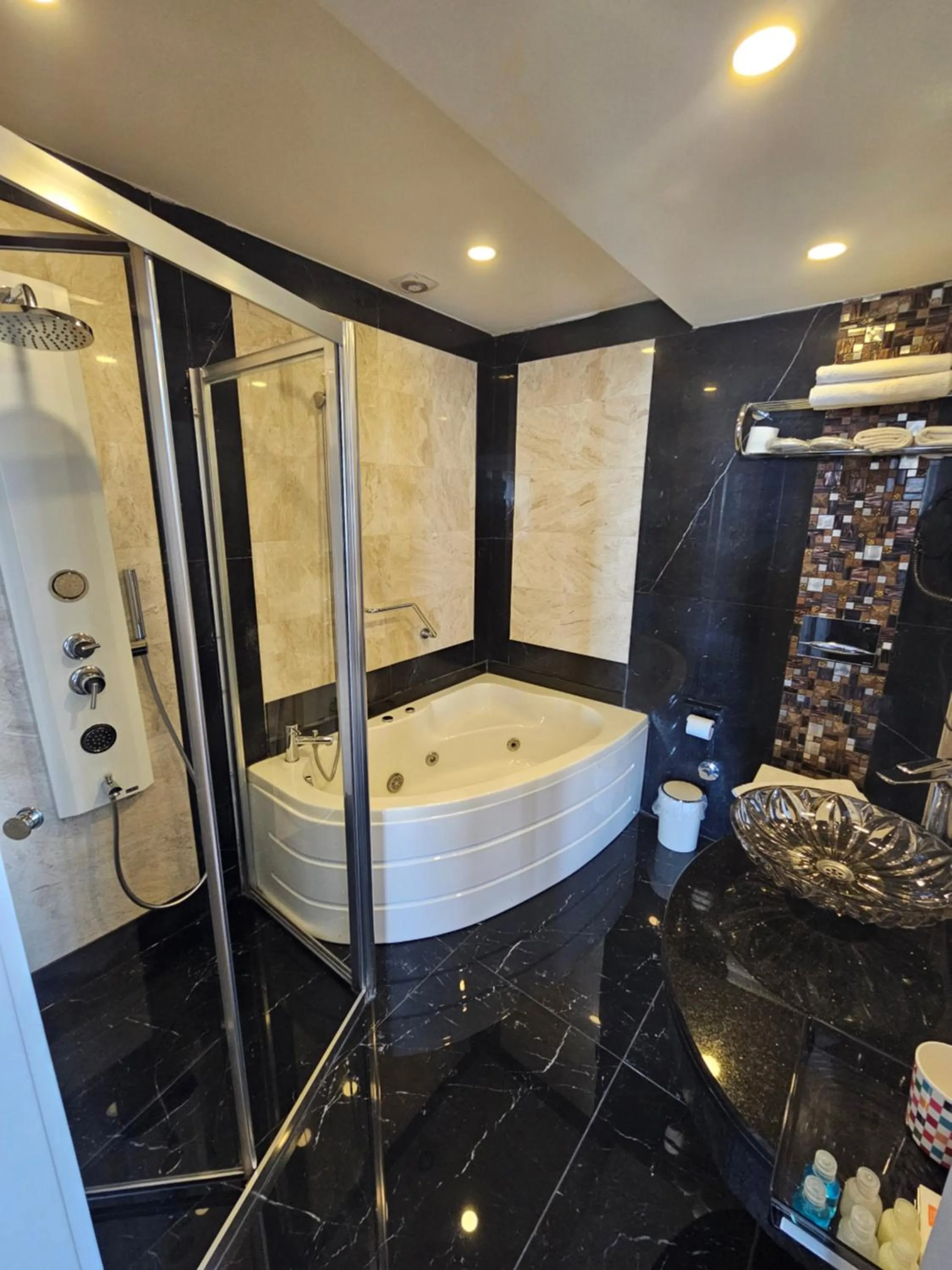 Bathroom in Anthemis Hotel