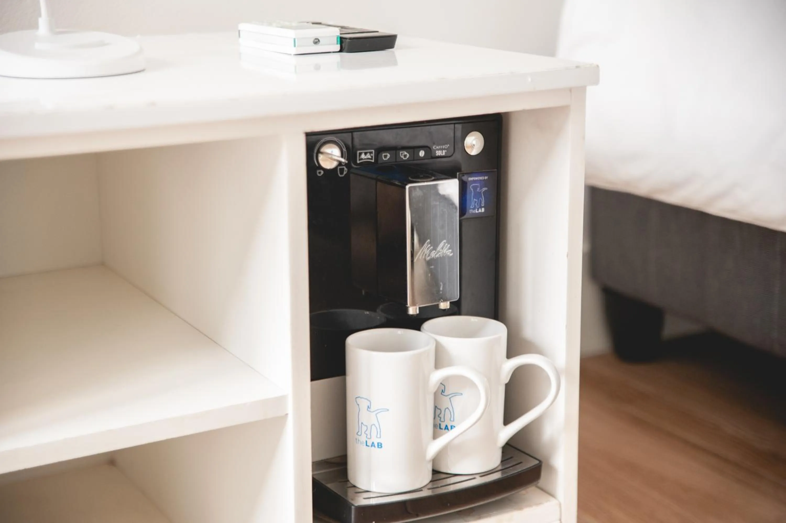 Coffee/tea facilities in theLAB Franschhoek