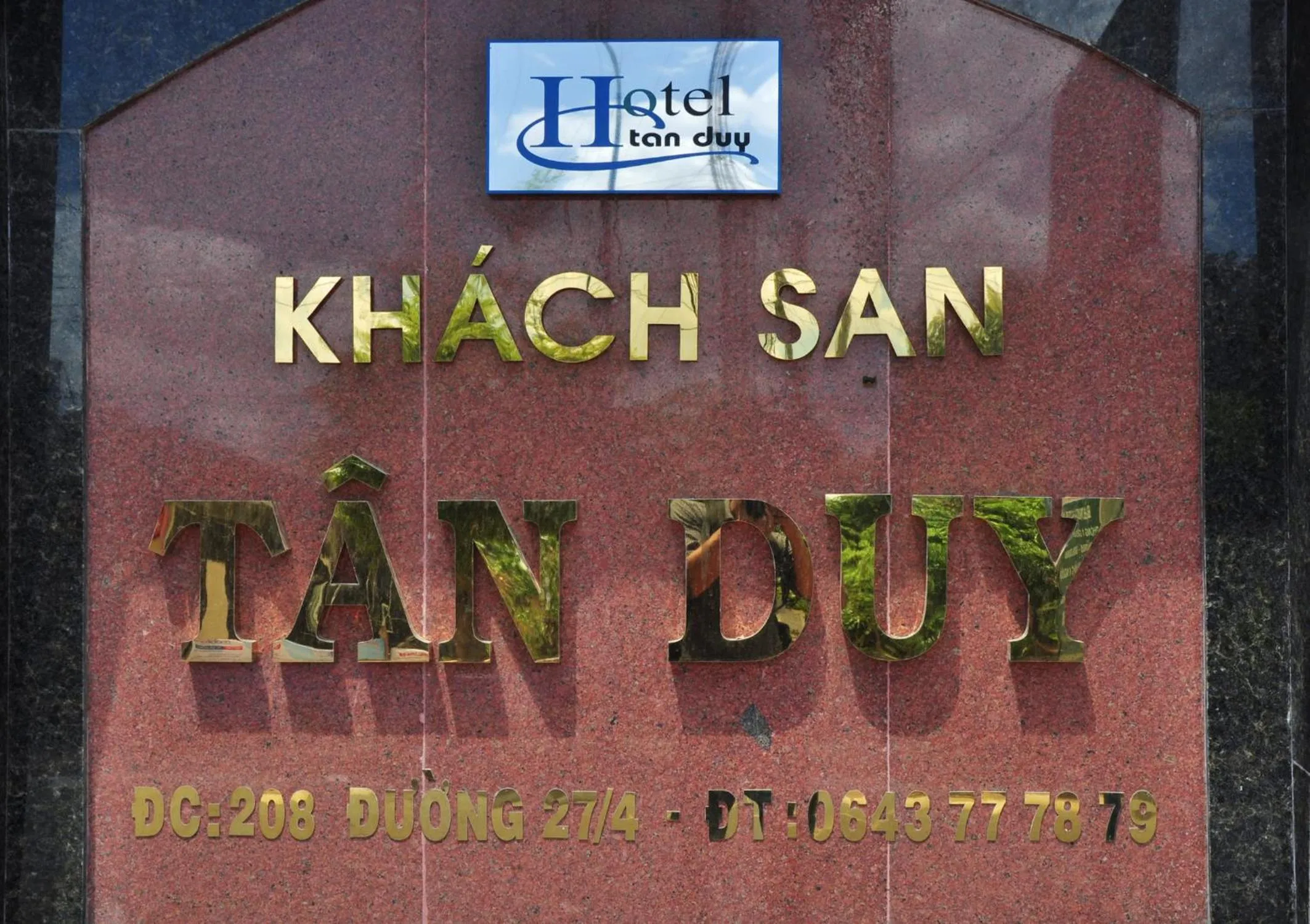 Property logo or sign in Tan Duy Hotel