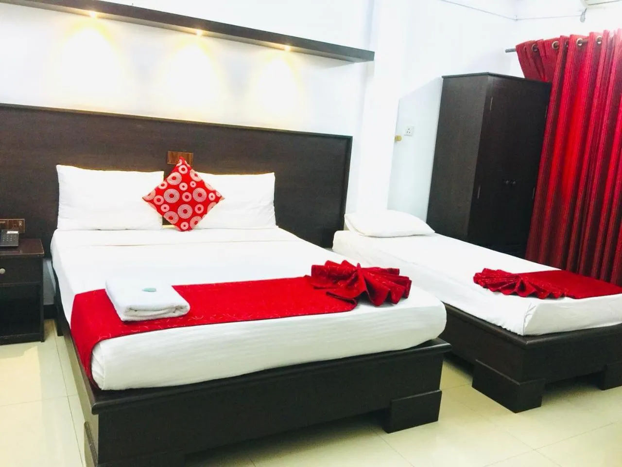 Bed in Hotel Nelly Vavuniya