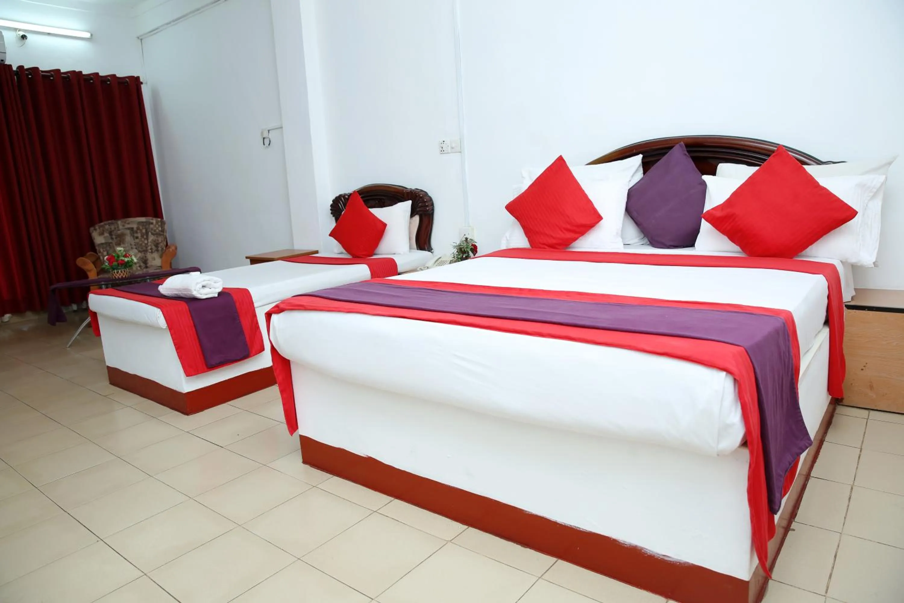 Bed in Hotel Nelly Vavuniya