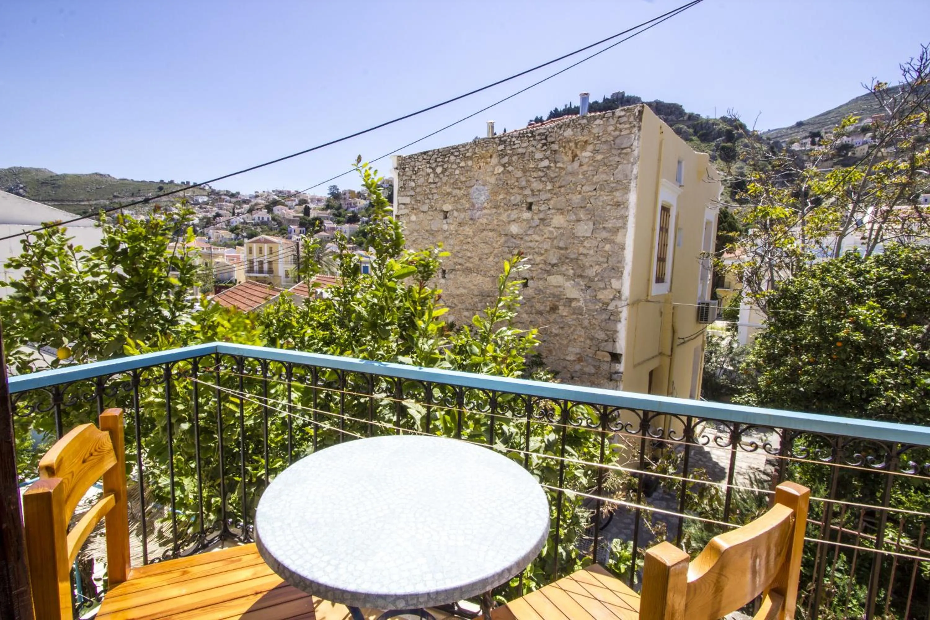Balcony/Terrace in Symi Center Hotel