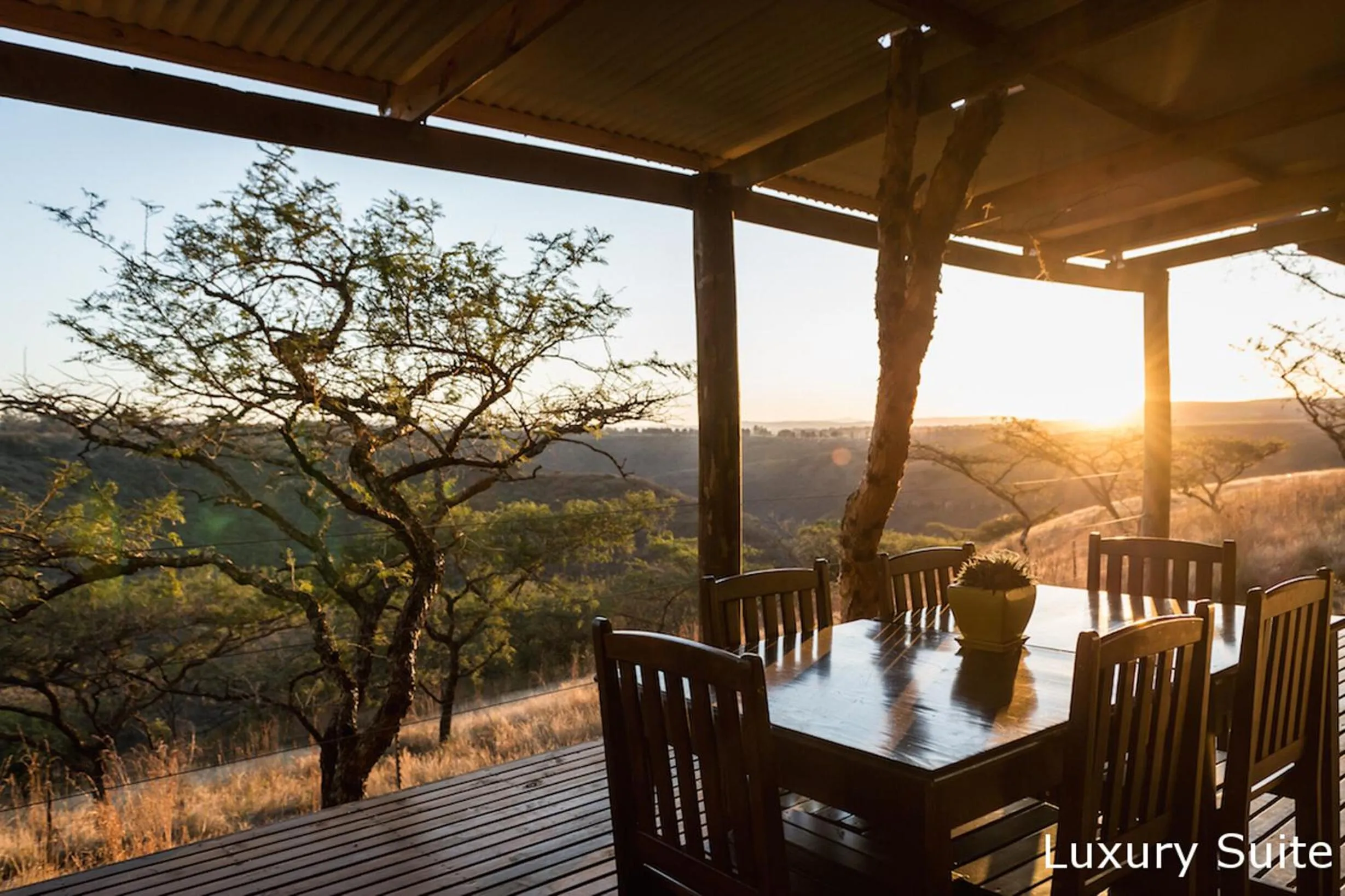Patio in Hilton Bush Lodge & Function Venue