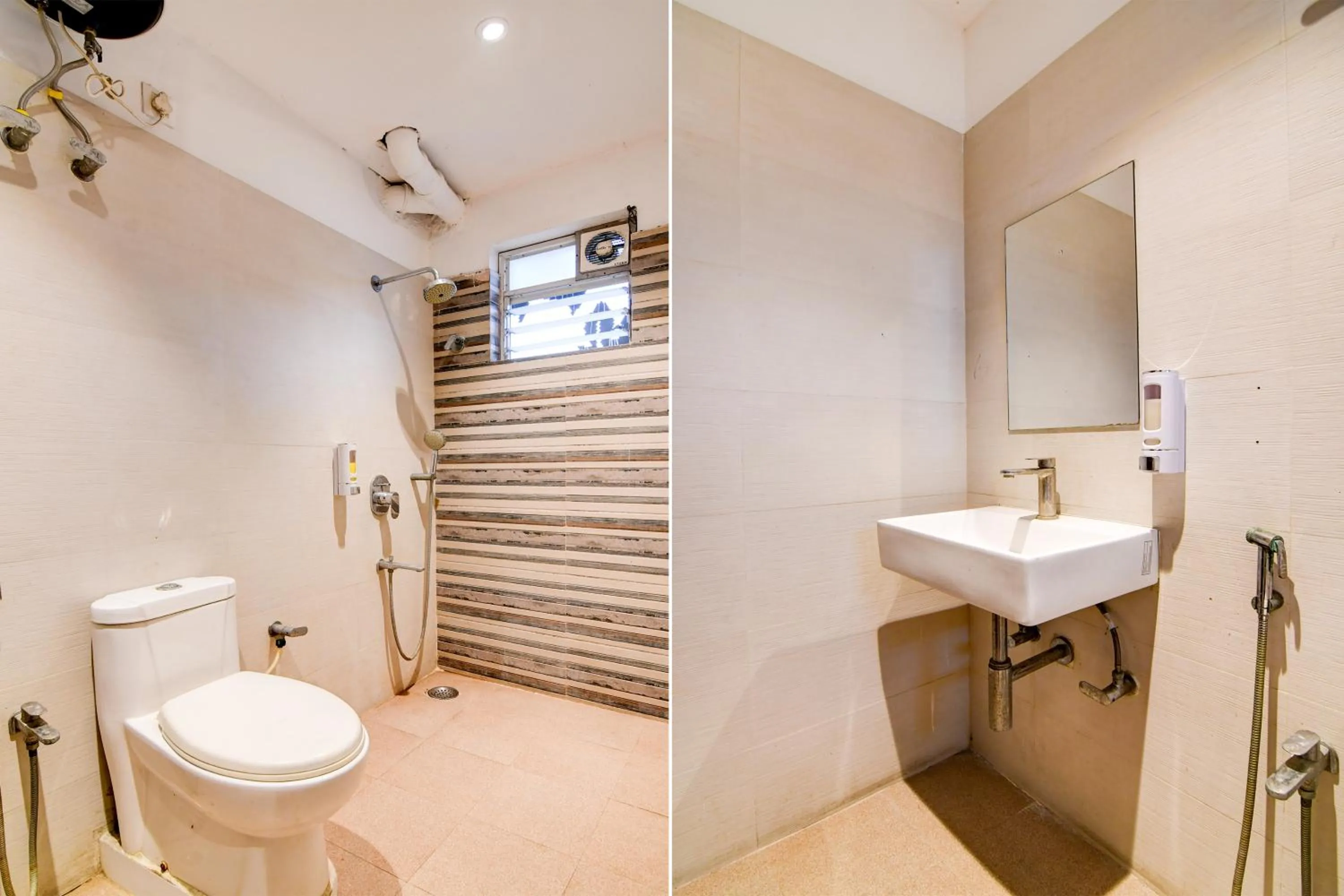 Shower in Hotel Brill View 500m From ITC Royal Kolkata