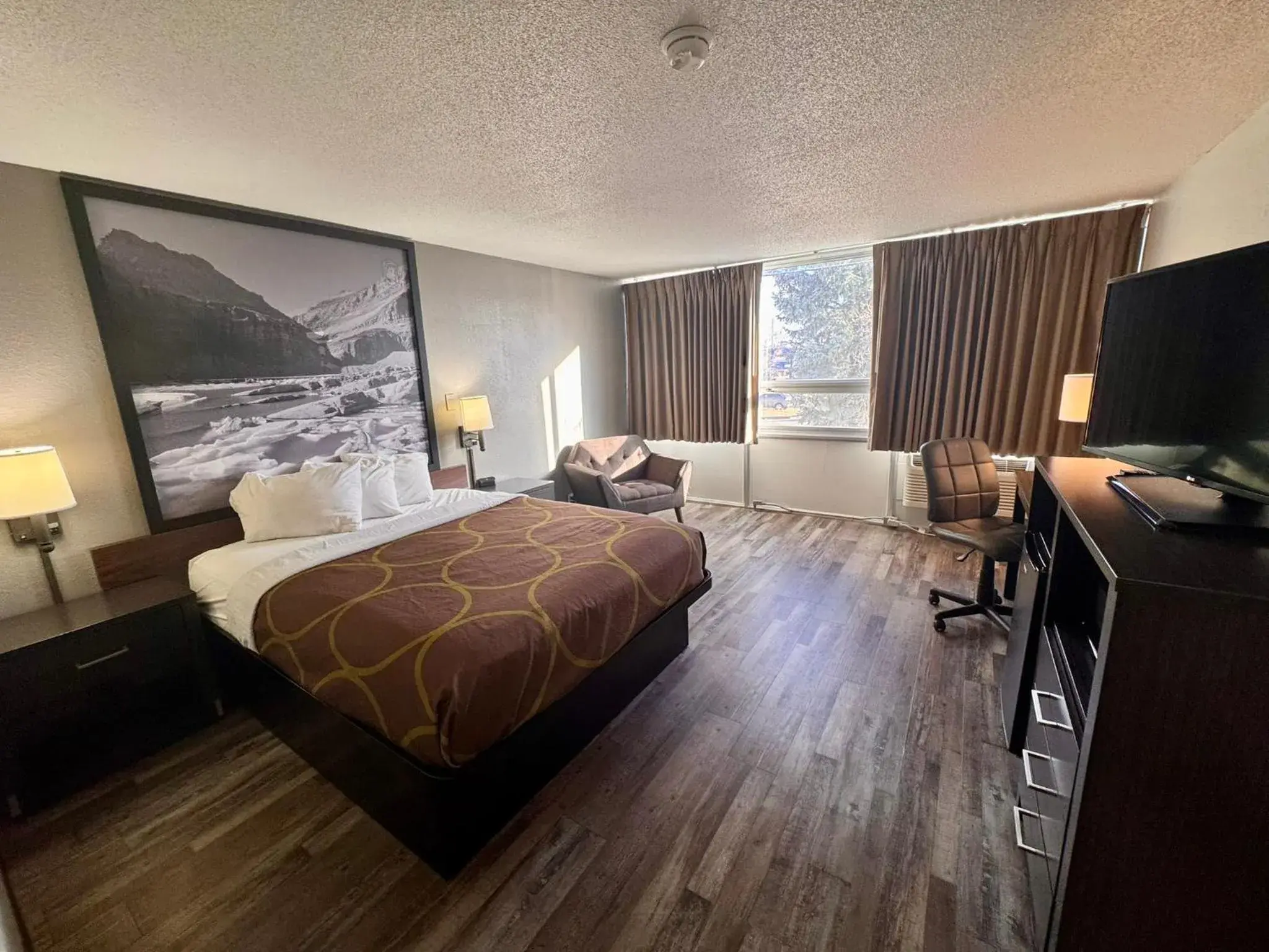 Bed in Super 8 by Wyndham Great Falls City Center Bed in Super 8 by Wyndham Great Falls City Center