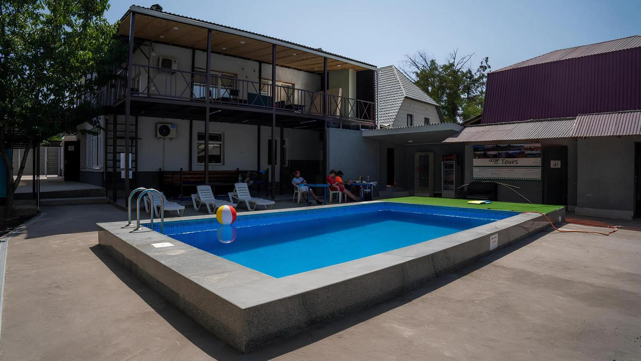 Property building in Apple Hostel Bishkek